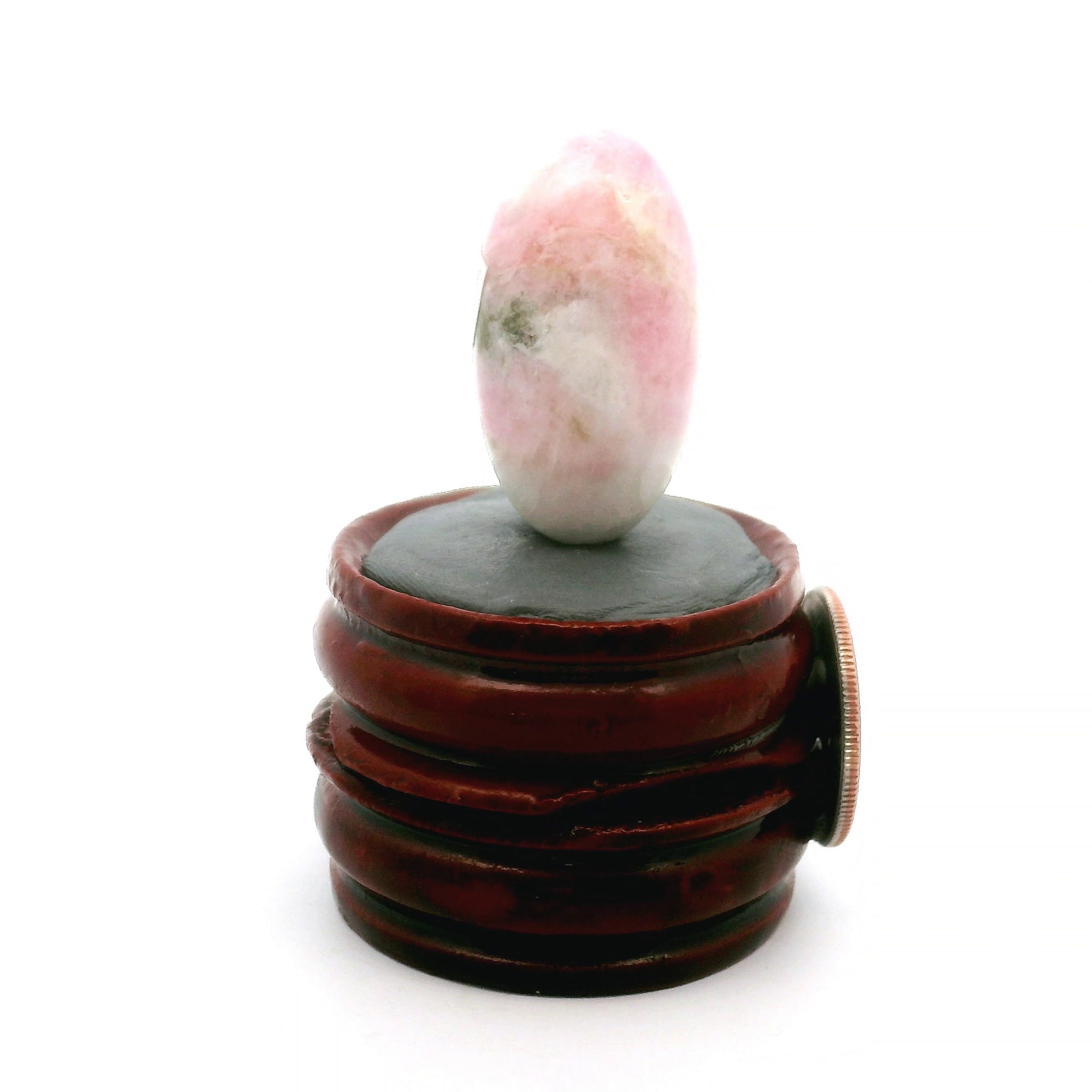 Tugtupite Lingam for Joy, Manifestation, Romance, Relationship Healing and Good Luck