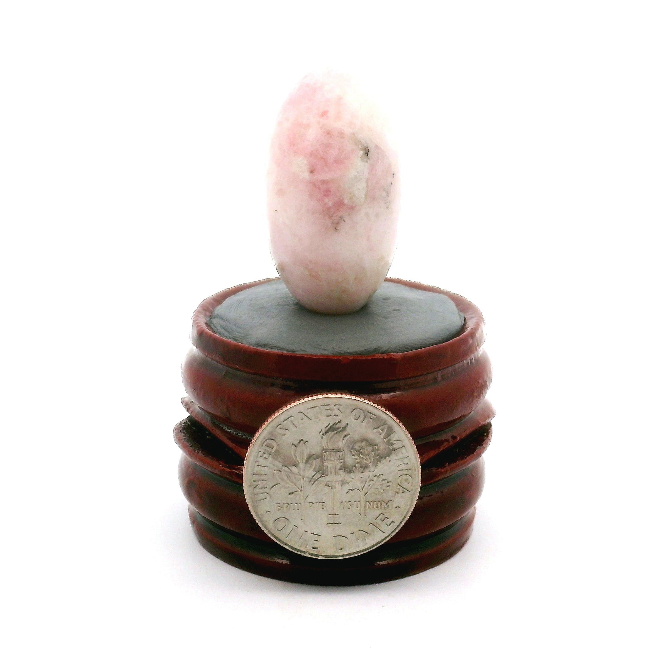 Tugtupite Lingam for Joy, Manifestation, Romance, Relationship Healing and Good Luck