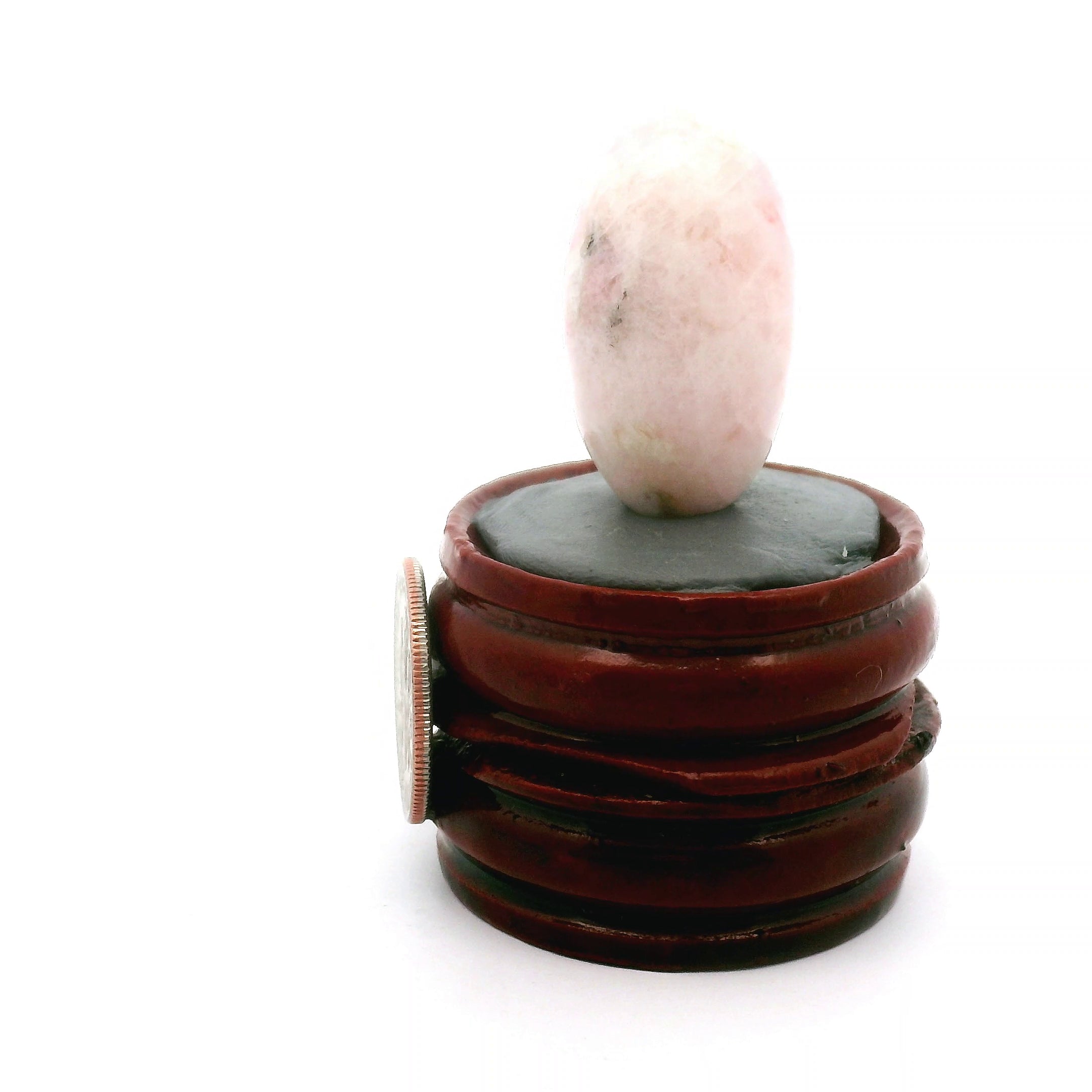 Tugtupite Lingam for Joy, Manifestation, Romance, Relationship Healing and Good Luck