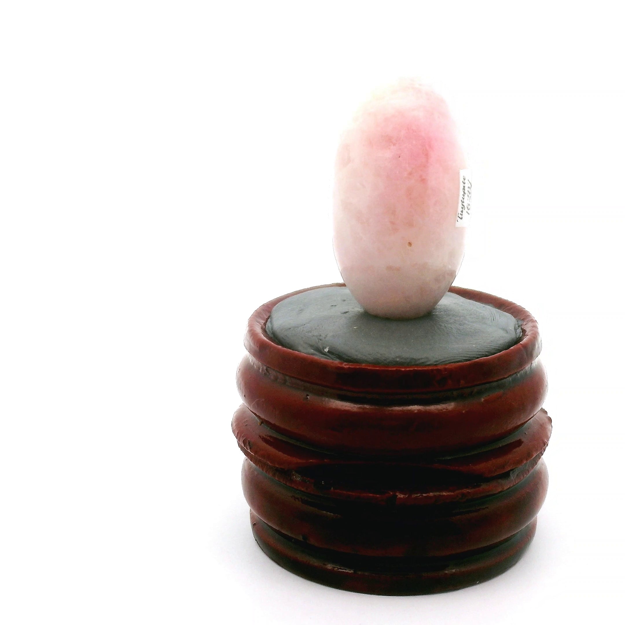 Tugtupite Lingam for Joy, Manifestation, Romance, Relationship Healing and Good Luck