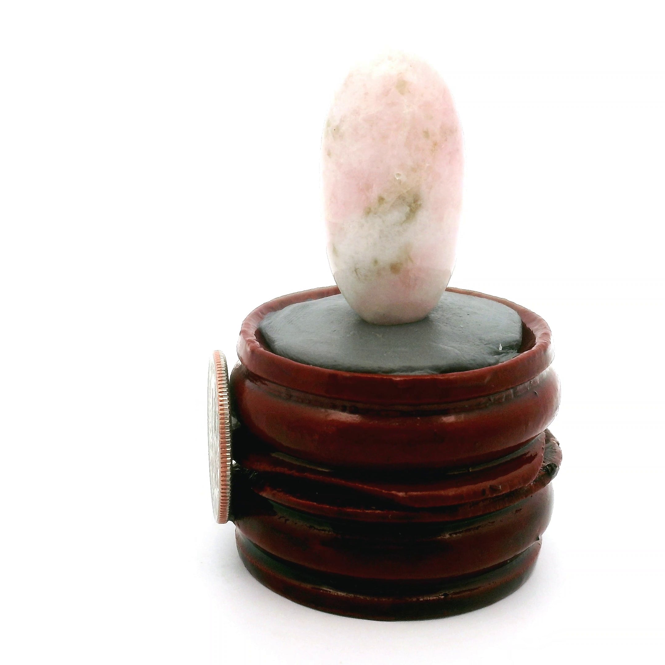 Tugtupite Lingam for Joy, Manifestation, Romance, Relationship Healing and Good Luck