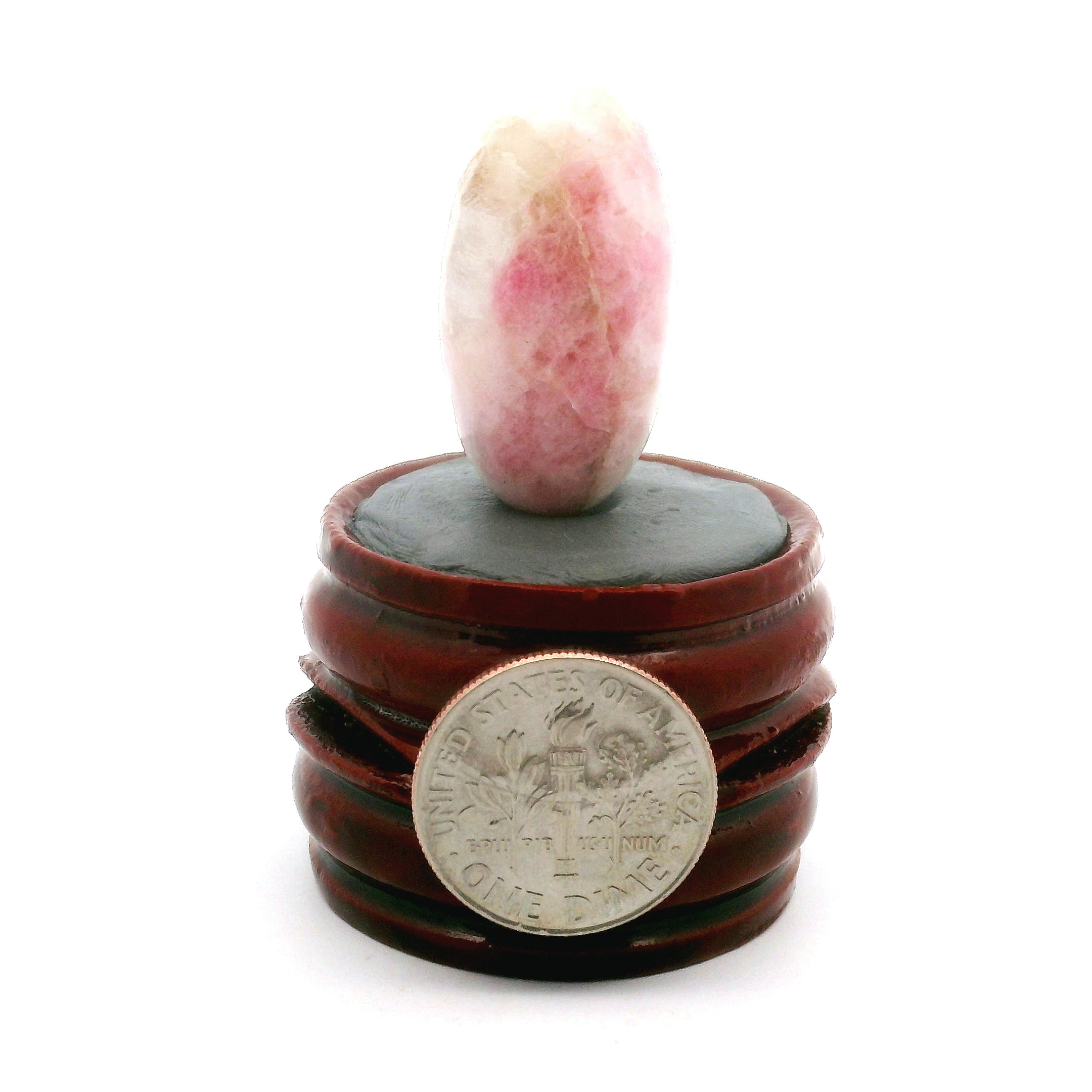 Tugtupite Lingam for Joy, Manifestation, Romance, Relationship Healing and Good Luck