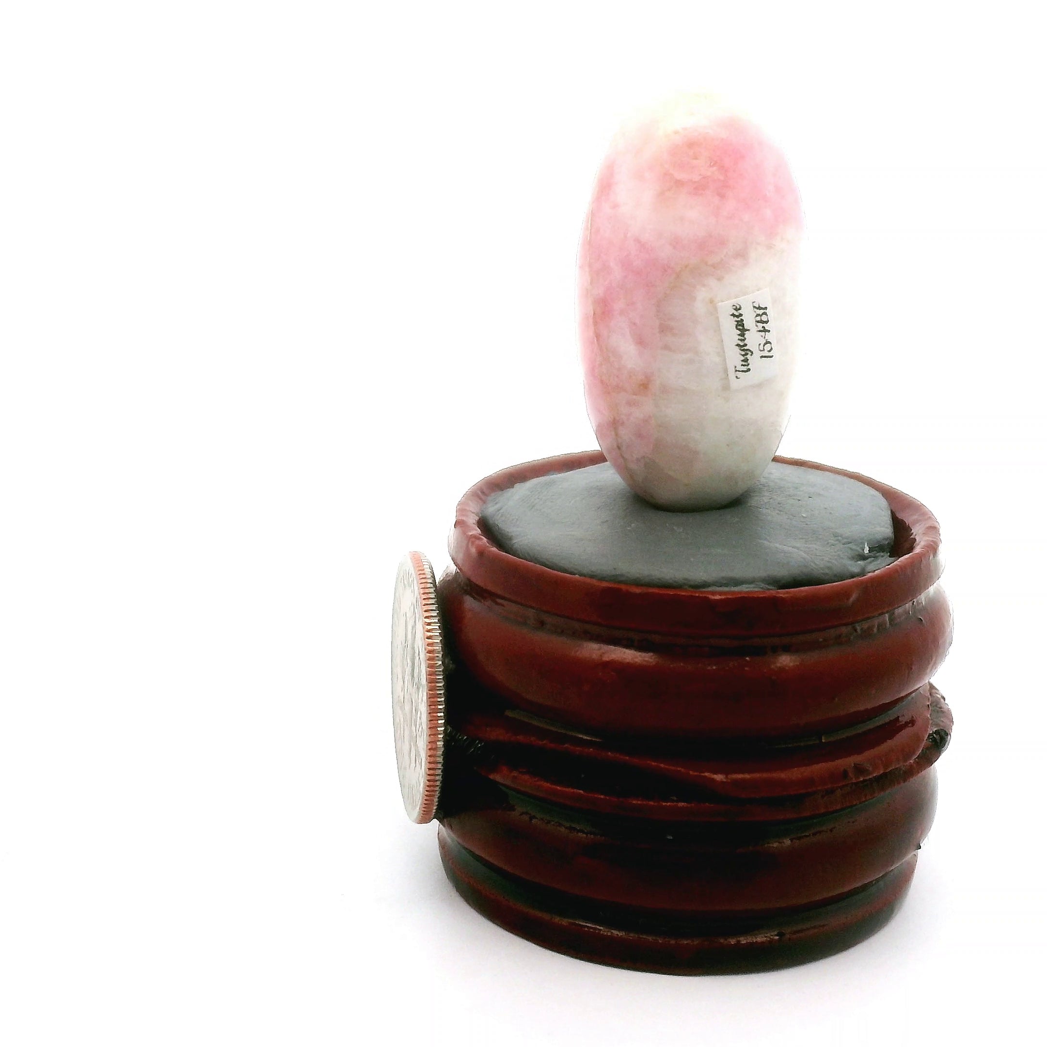 Tugtupite Lingam for Joy, Manifestation, Romance, Relationship Healing and Good Luck