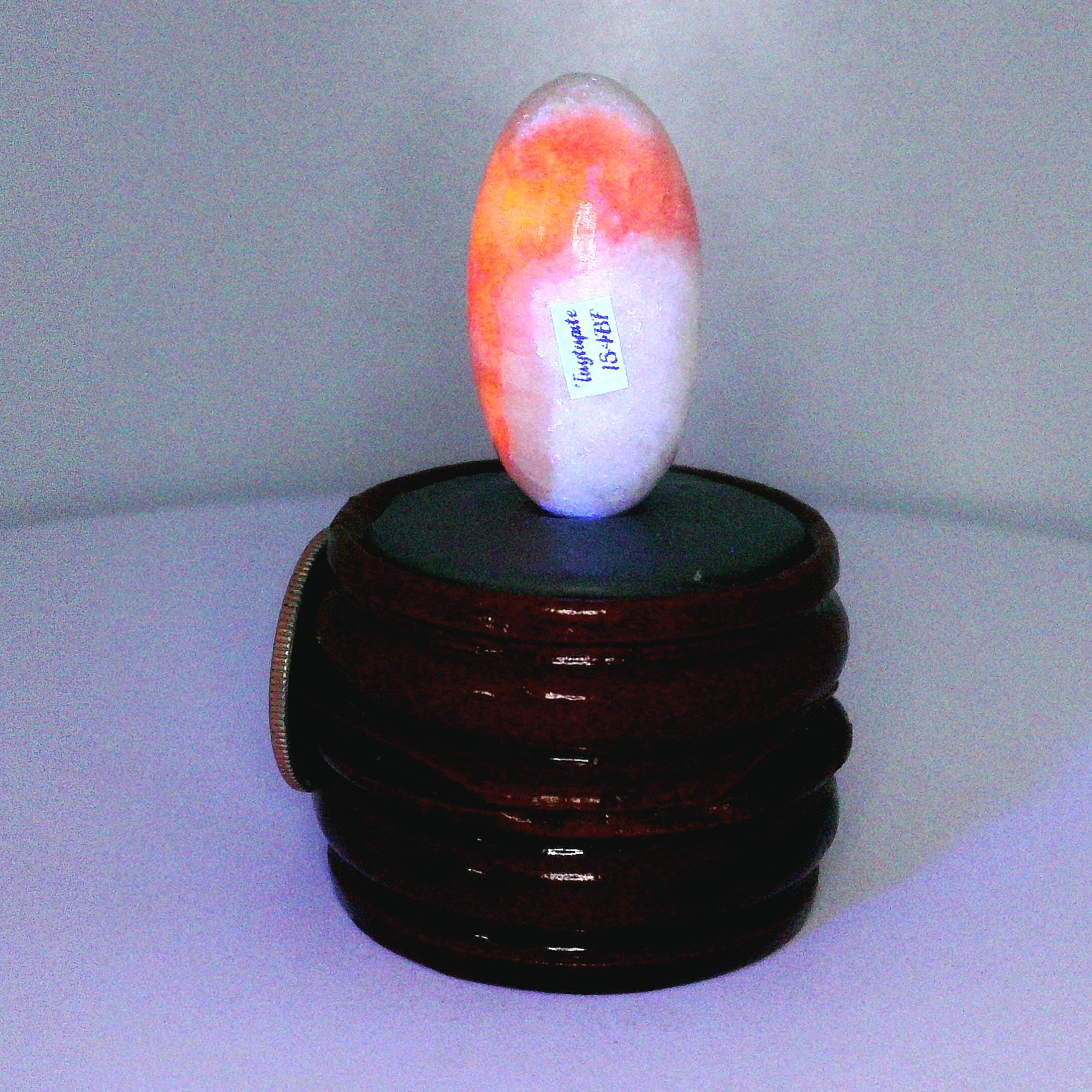 Tugtupite Lingam for Joy, Manifestation, Romance, Relationship Healing and Good Luck