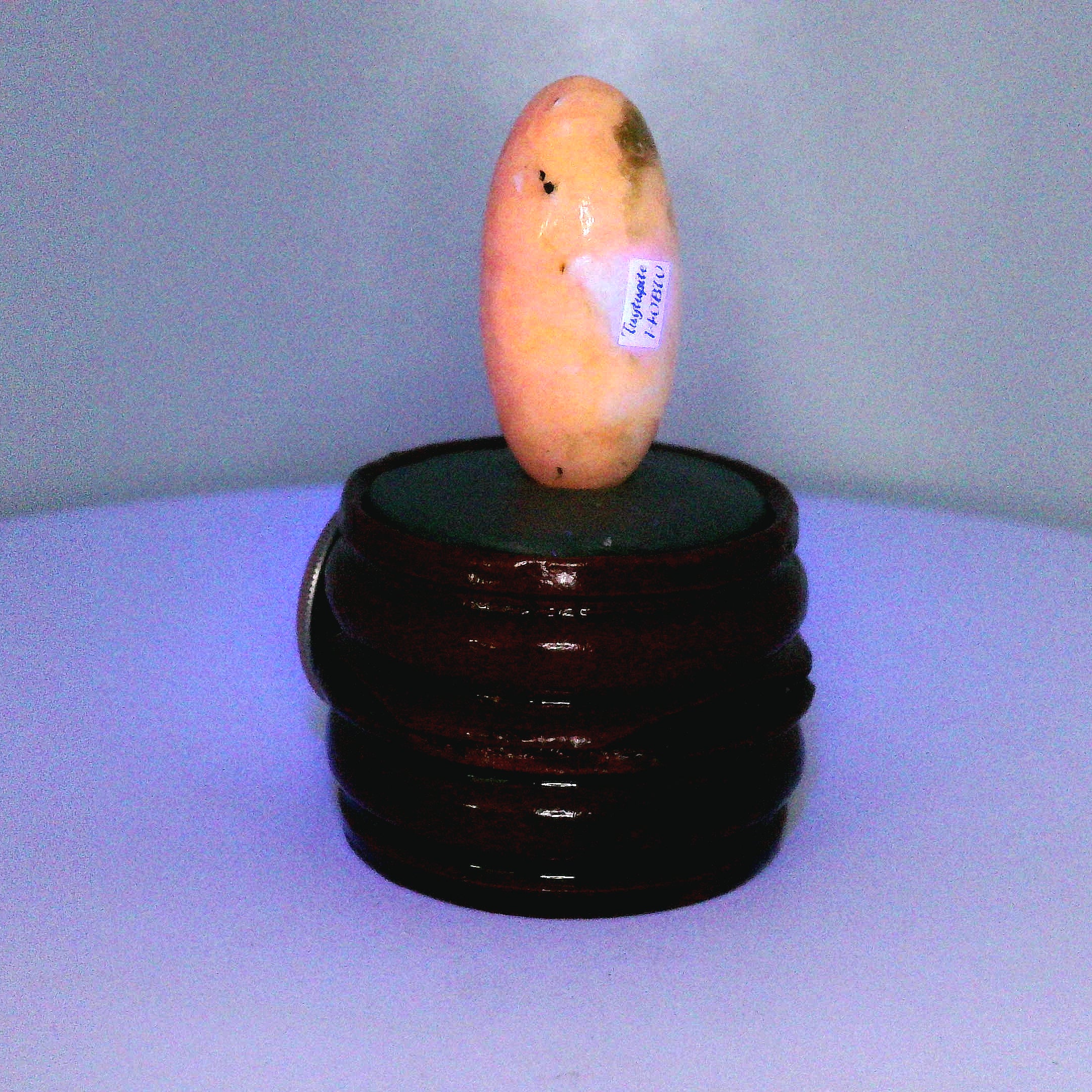 Tugtupite Lingam for Joy, Manifestation, Romance, Relationship Healing and Good Luck