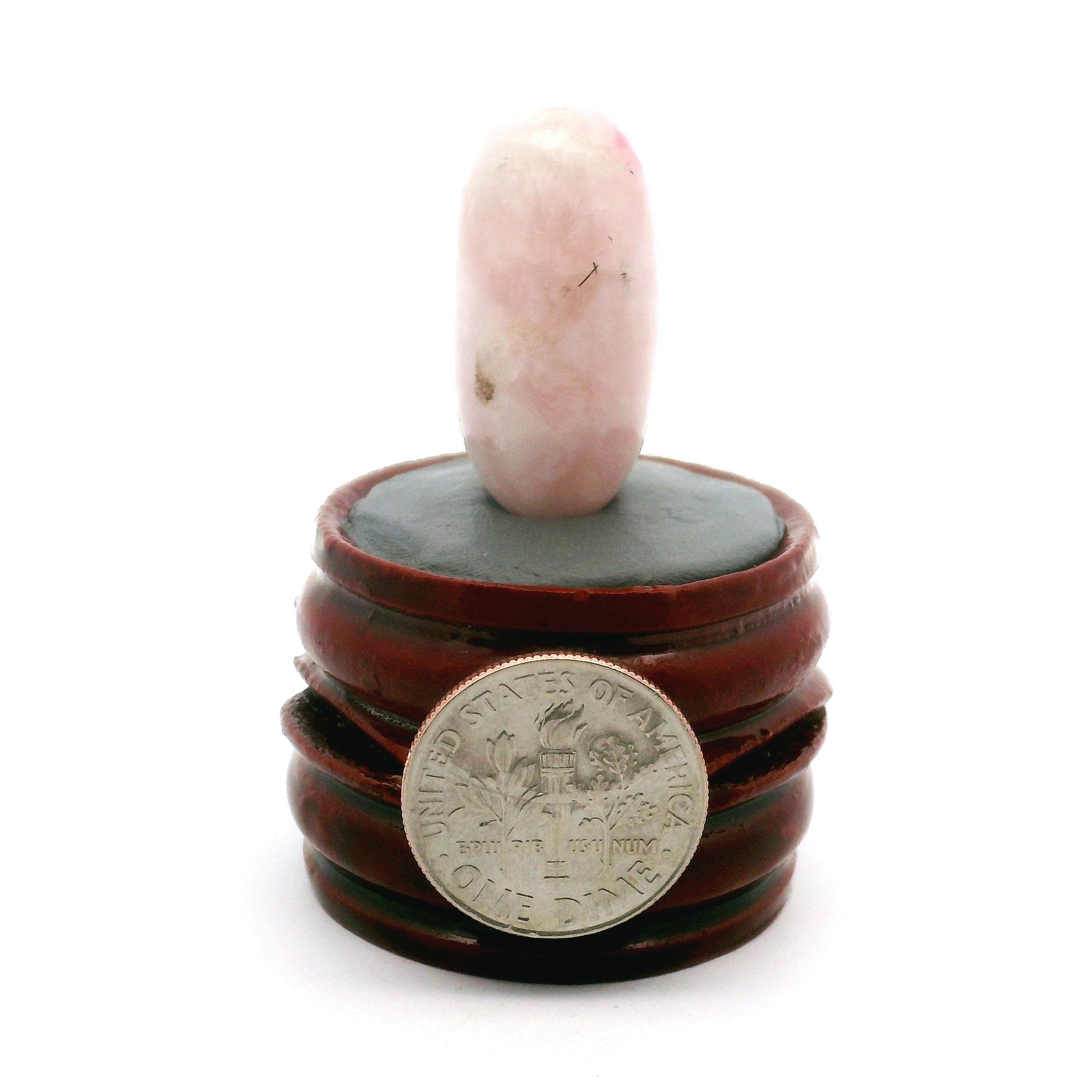Tugtupite Lingam for Joy, Manifestation, Romance, Relationship Healing and Good Luck