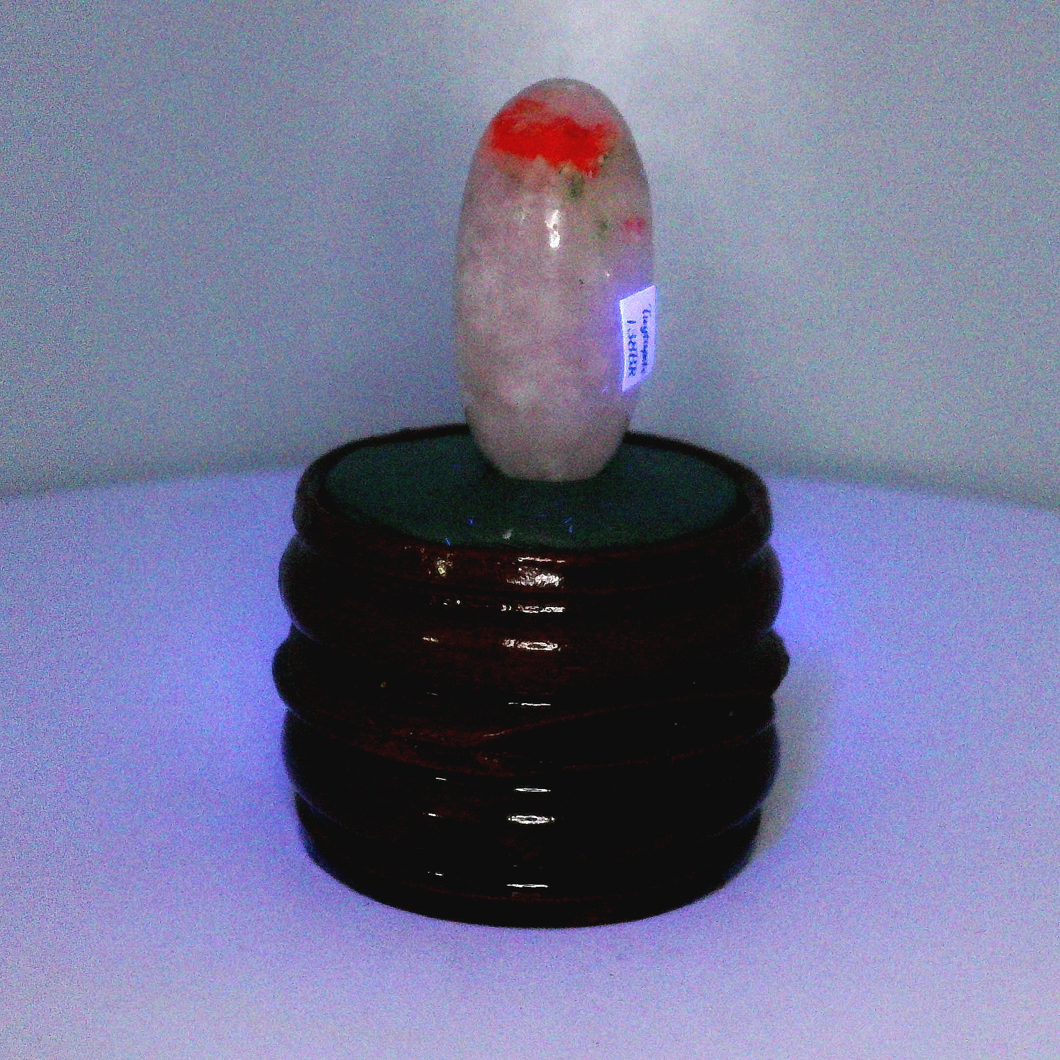 Tugtupite Lingam for Joy, Manifestation, Romance, Relationship Healing and Good Luck