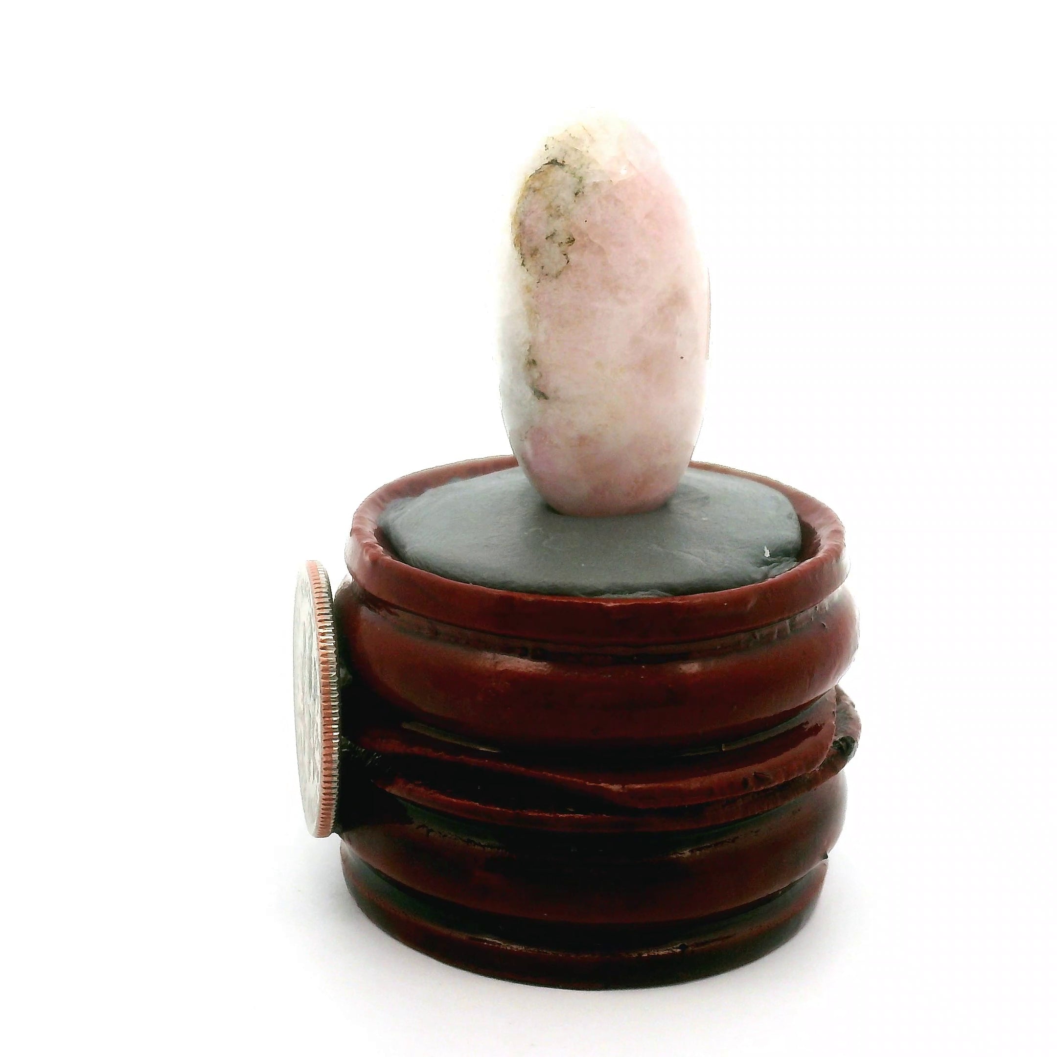 Tugtupite Lingam for Joy, Manifestation, Romance, Relationship Healing and Good Luck