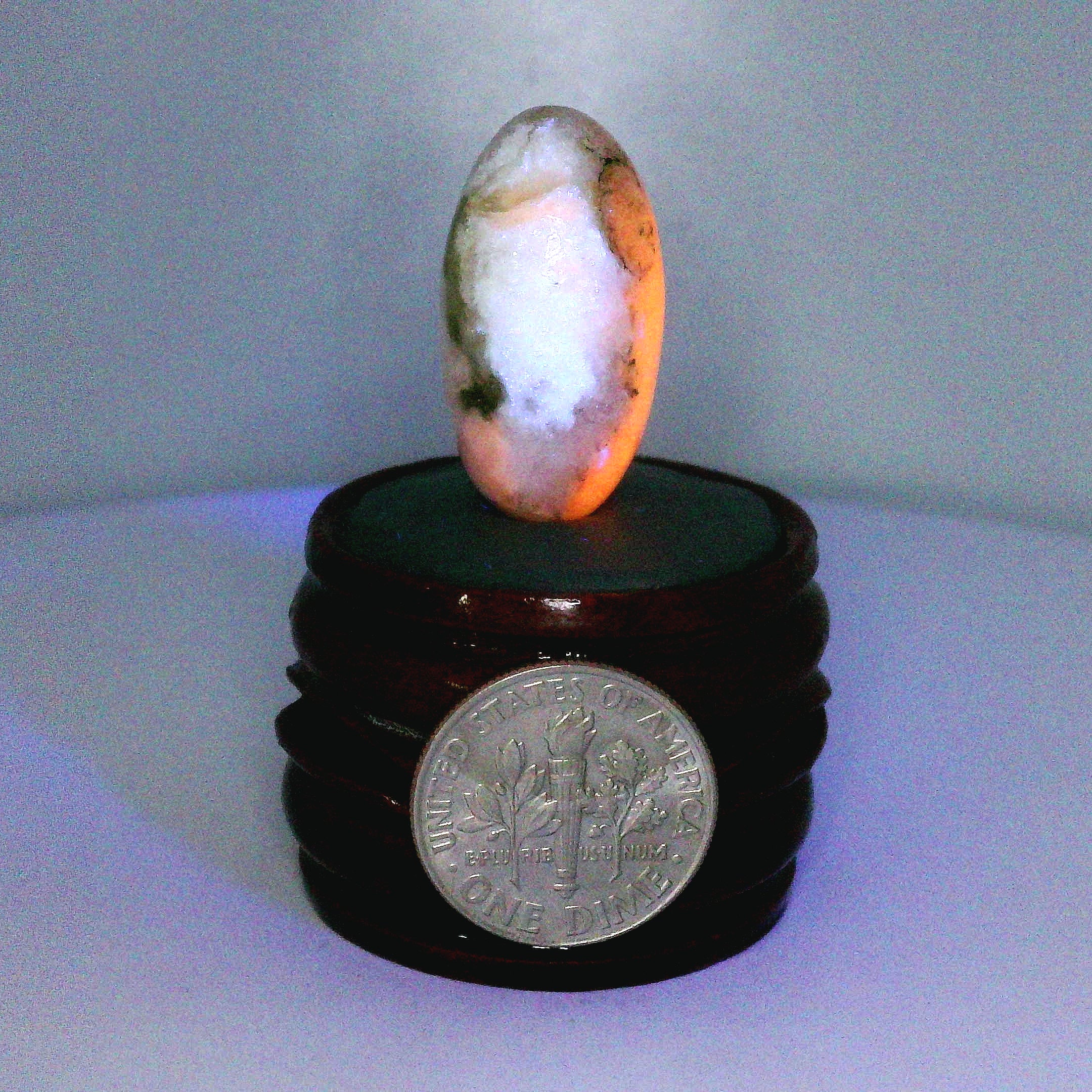 Tugtupite Lingam for Joy, Manifestation, Romance, Relationship Healing and Good Luck