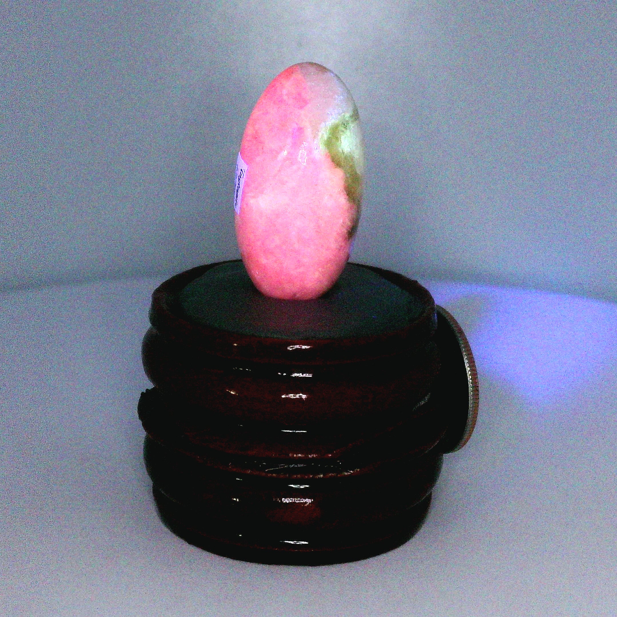 Tugtupite Lingam for Joy, Manifestation, Romance, Relationship Healing and Good Luck