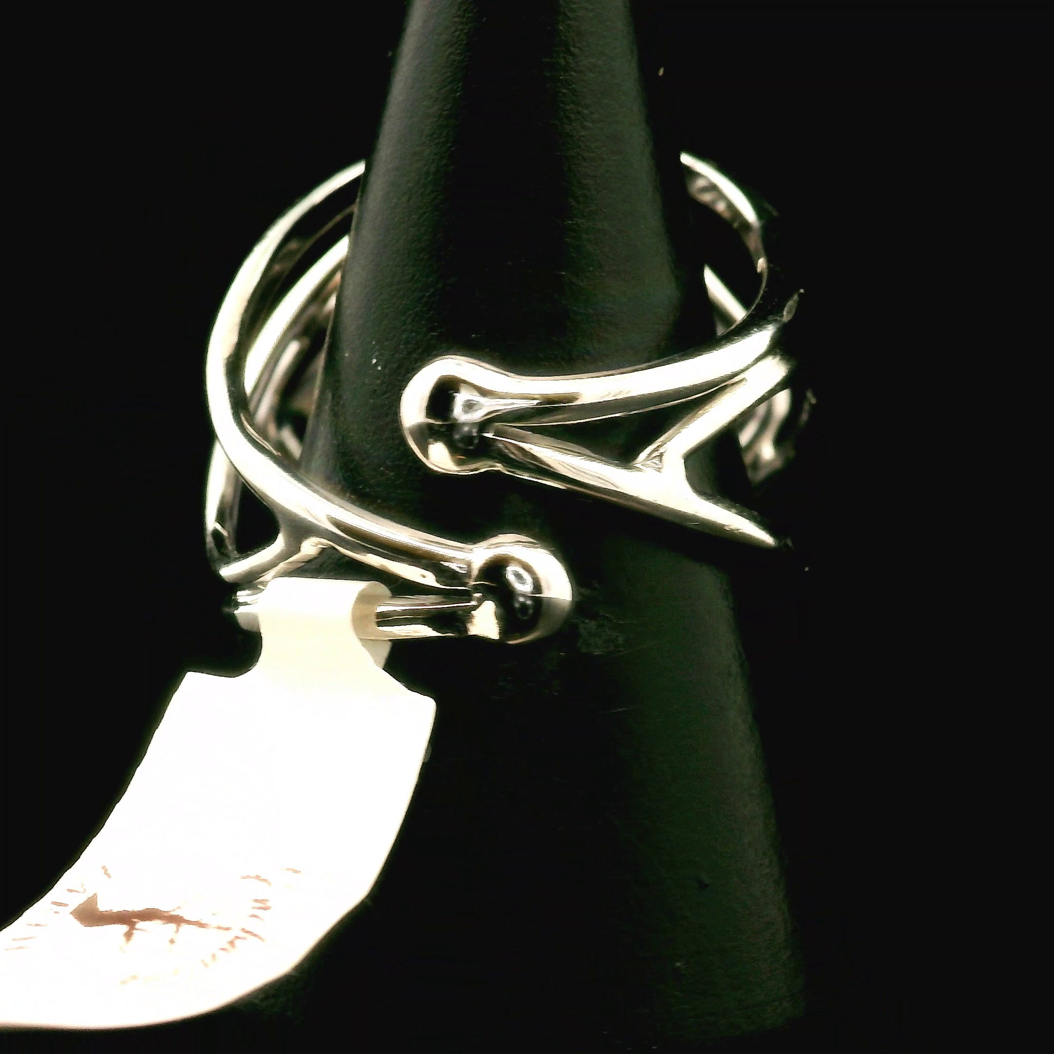 Amethyst Eye of Rick Cuff Ring .925 Silver for Enhancing your Intuitive Gifts