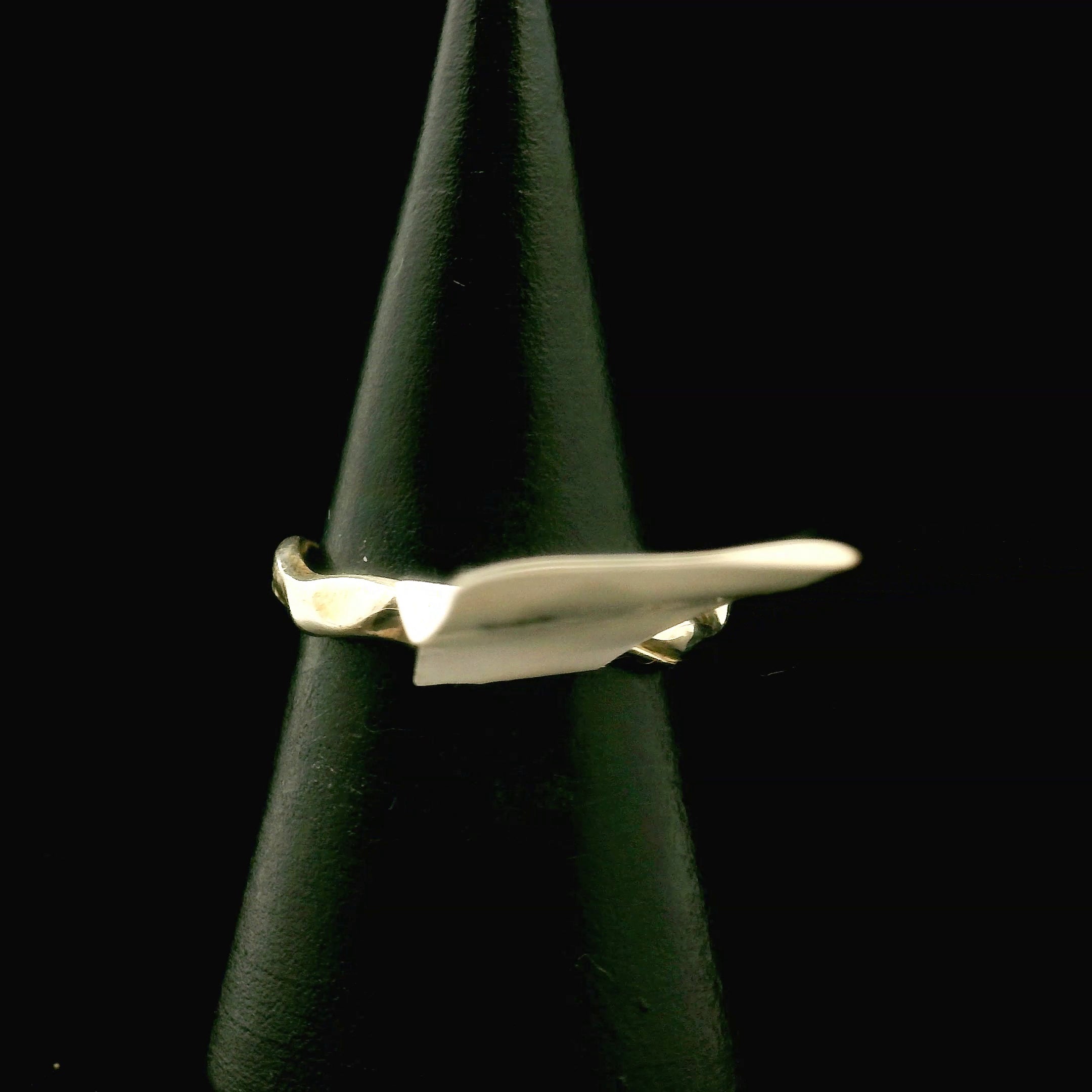 Black Tourmaline Ring .925 Silver for Protection and Energetic Purification