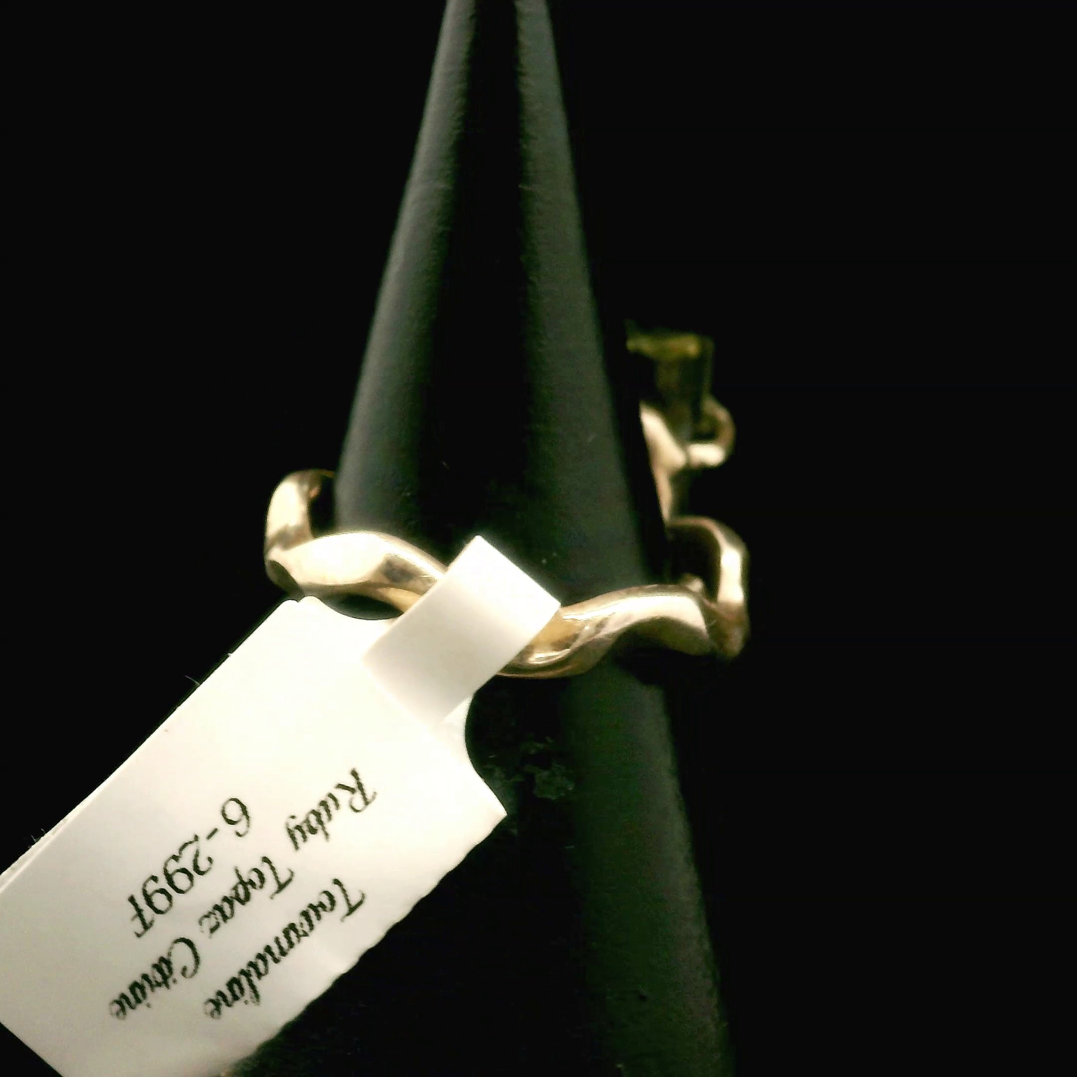 Black Tourmaline Ring .925 Silver for Protection and Energetic Purification