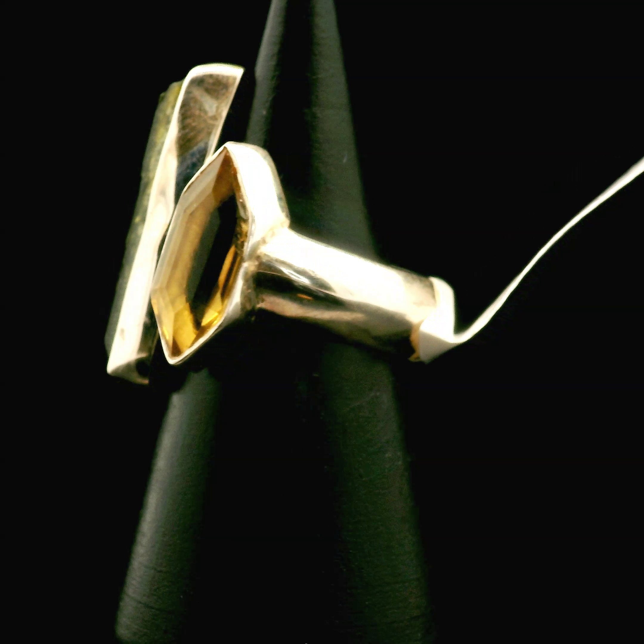 Black Tourmaline Ring .925 Silver for Protection and Energetic Purification