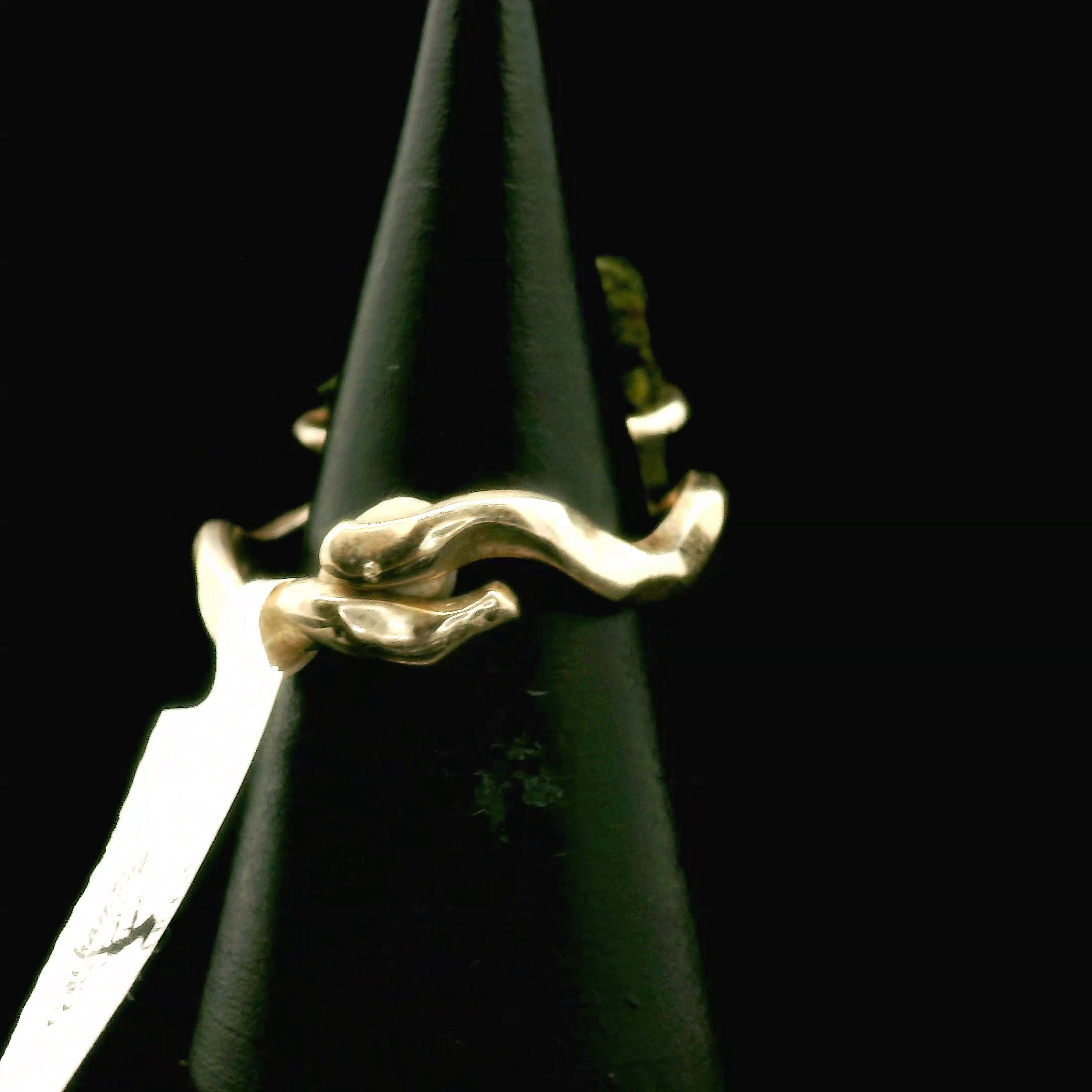 Black Tourmaline Ring .925 Silver for Protection and Energetic Purification