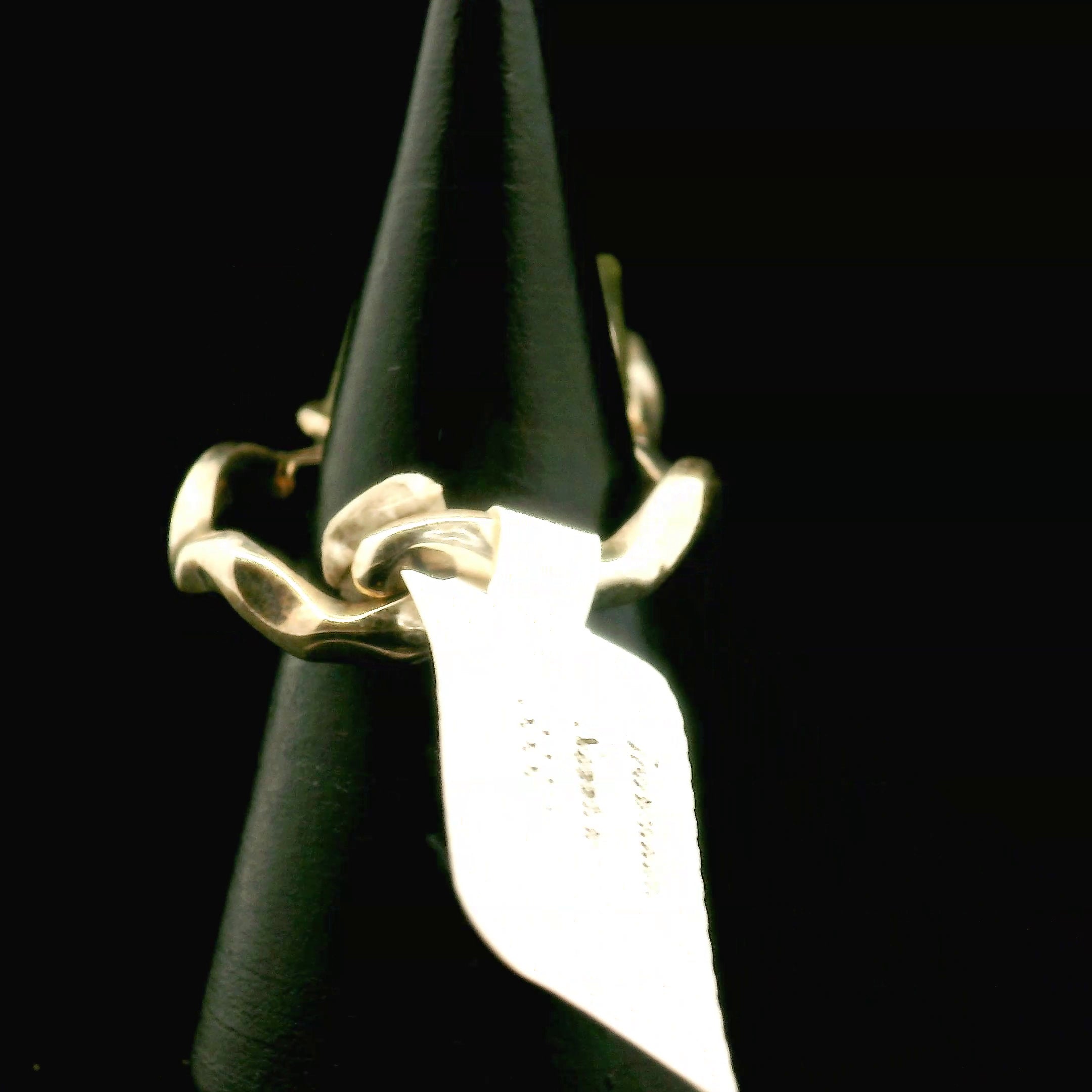 Black Tourmaline Ring .925 Silver for Protection and Energetic Purification