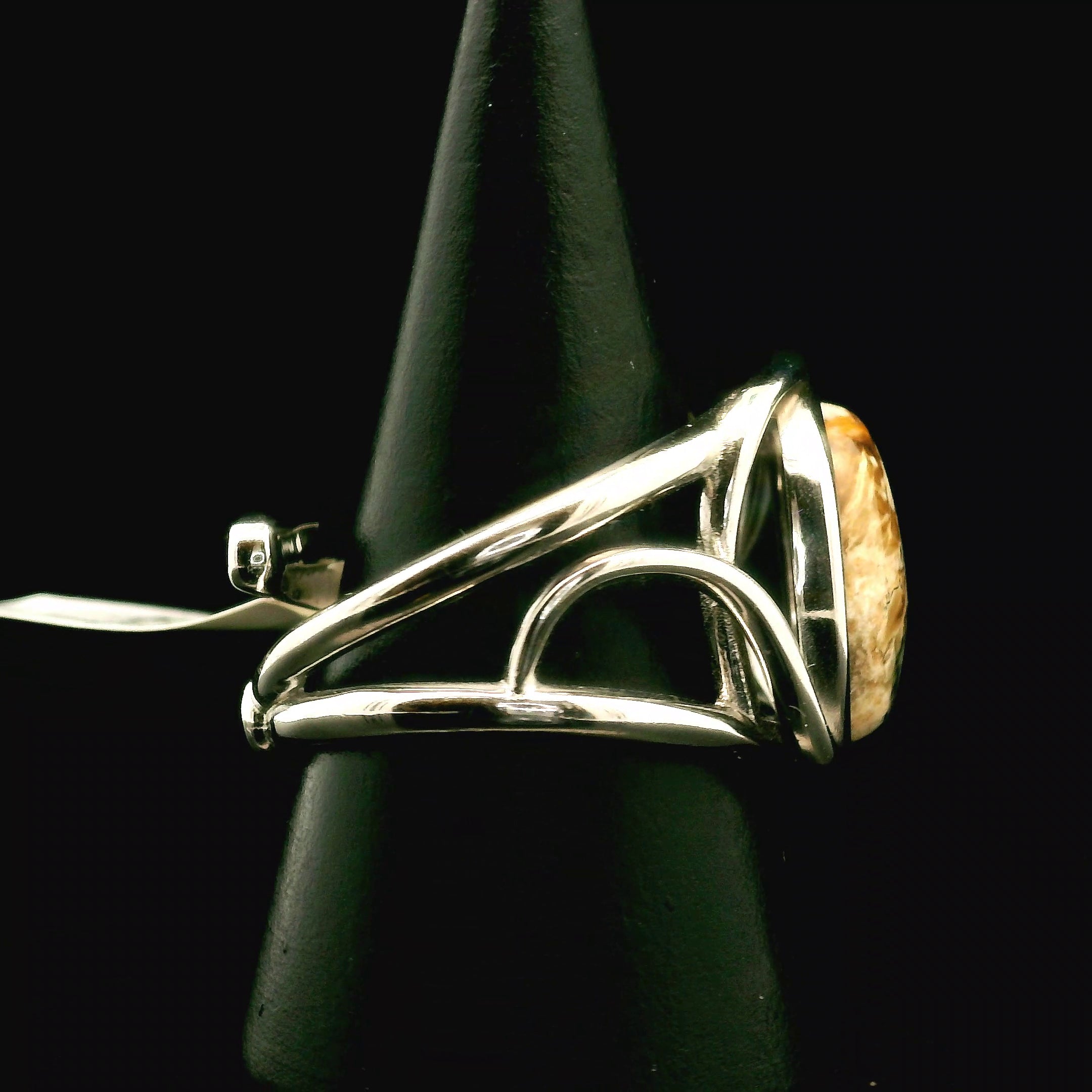 Wild Horse Cuff Ring .925 Silver for Grounding, Peace and Protection