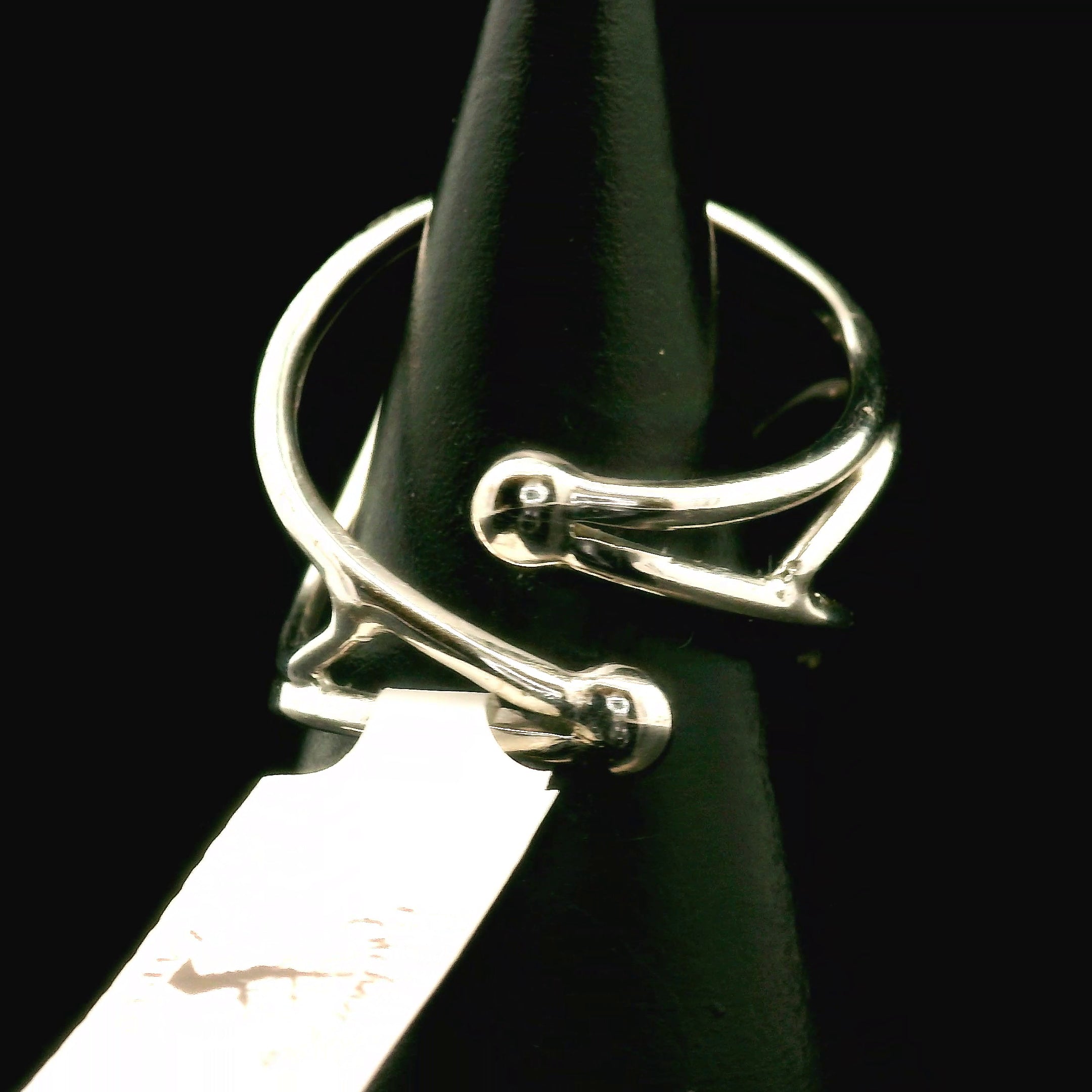 Lemurian Quartz Cuff Ring .925 Silver for Healing, Intention Setting and Manifesting your Desires