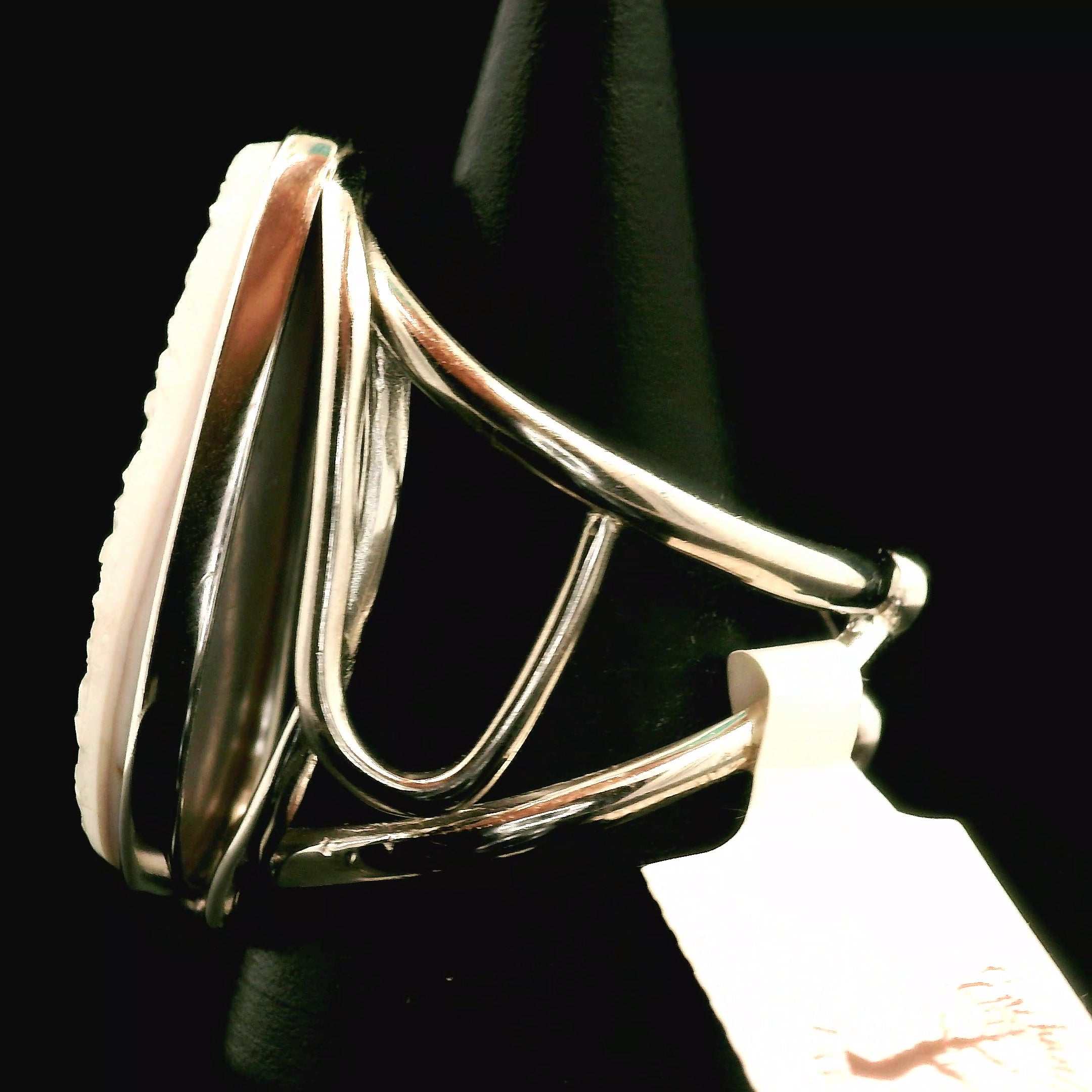 Druzy Quartz Cuff Ring .925 Silver for Healing, Intention Setting and Manifesting your Desires