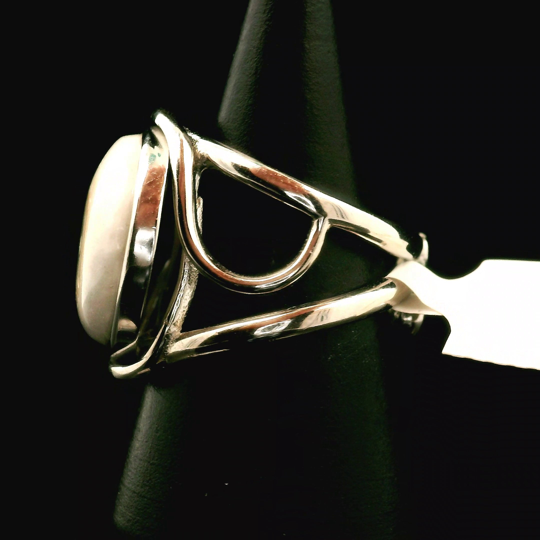 Quartz Stalactite Cuff Ring .925 Silver for Healing, Intention Setting and Manifesting your Desires