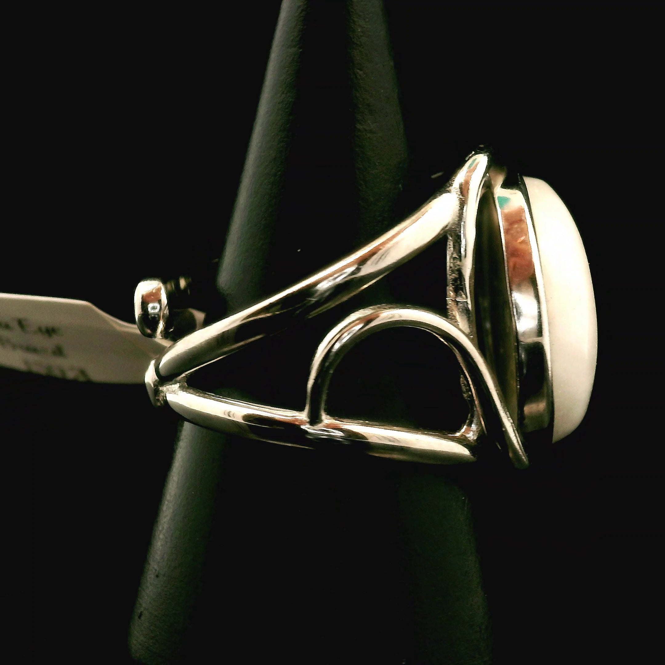 Quartz Stalactite Cuff Ring .925 Silver for Healing, Intention Setting and Manifesting your Desires