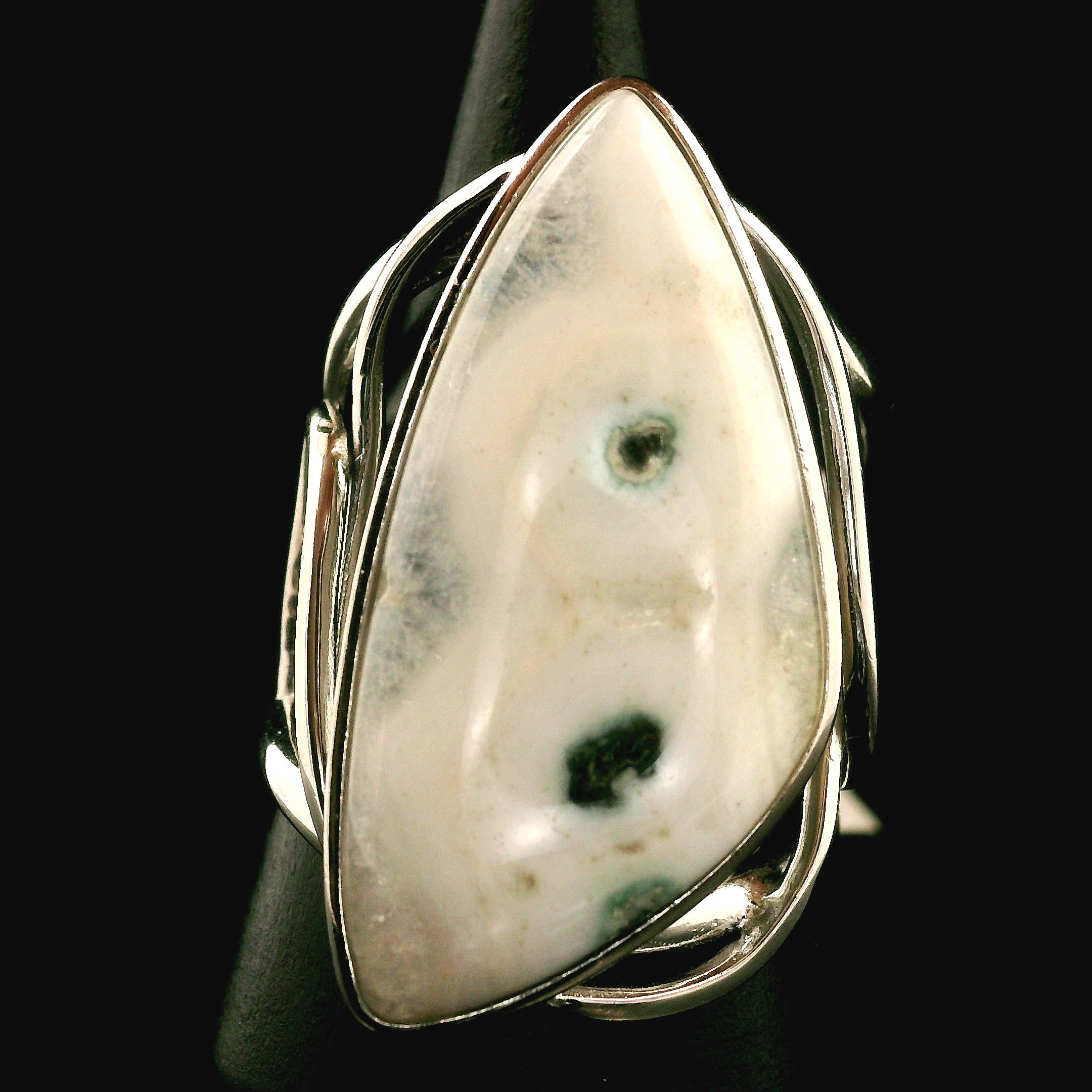 Quartz Stalactite Cuff Ring .925 Silver for Healing, Intention Setting and Manifesting your Desires