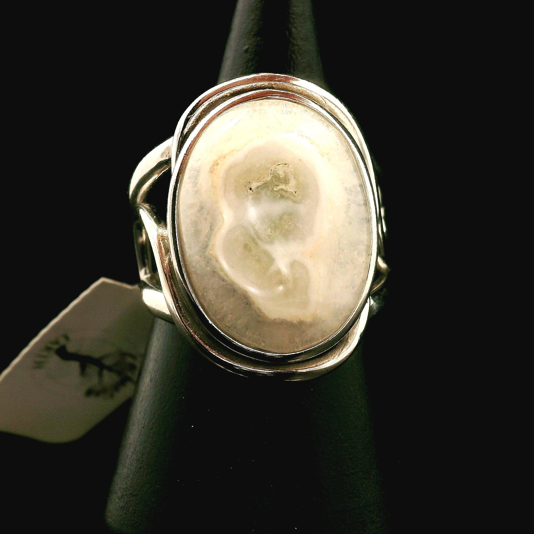 Quartz Stalactite Cuff Ring .925 Silver for Healing, Intention Setting and Manifesting your Desires