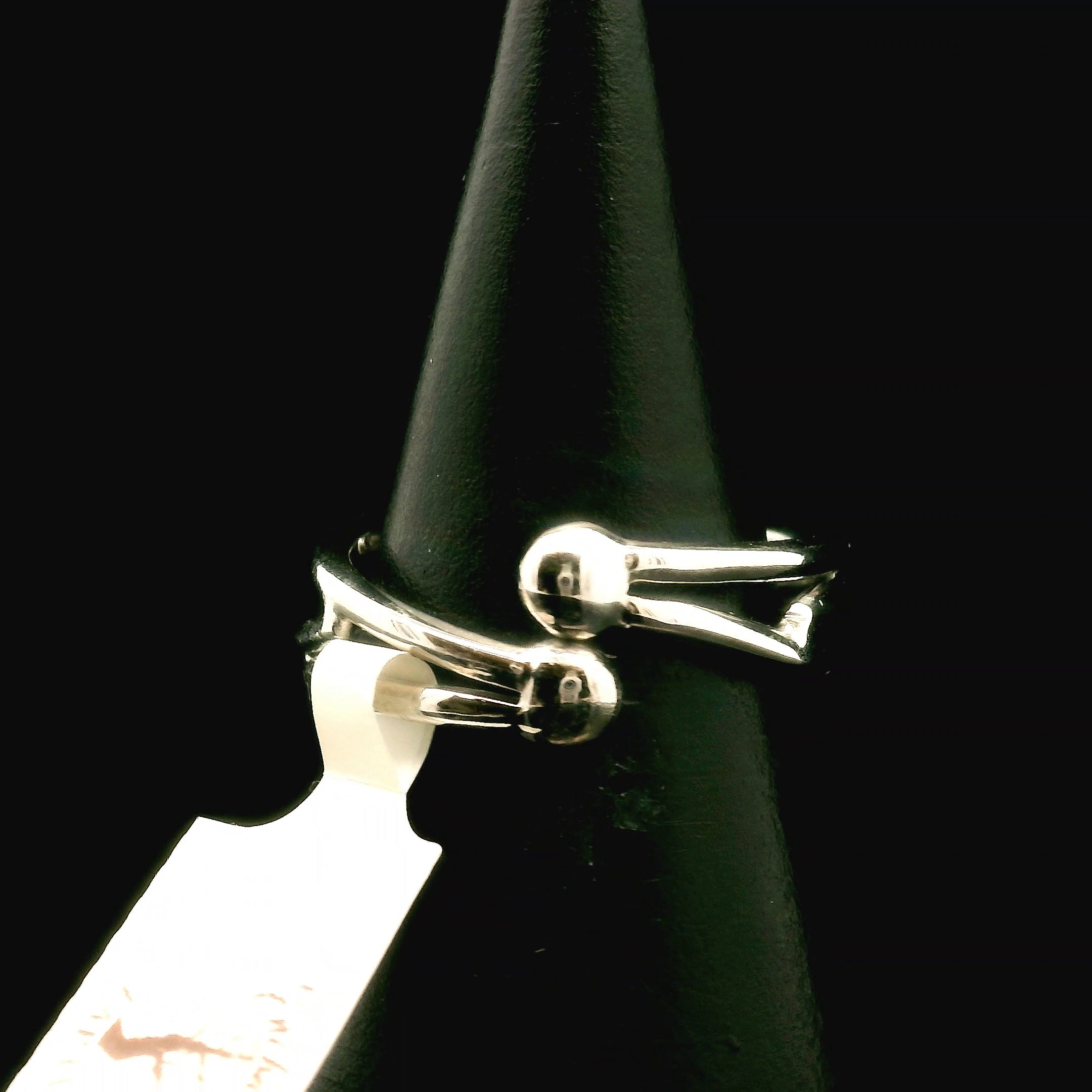 Rainbow Moonstone Faceted Midi Cuff Ring .925 Silver for New Beginnings, Protection and Manifestation