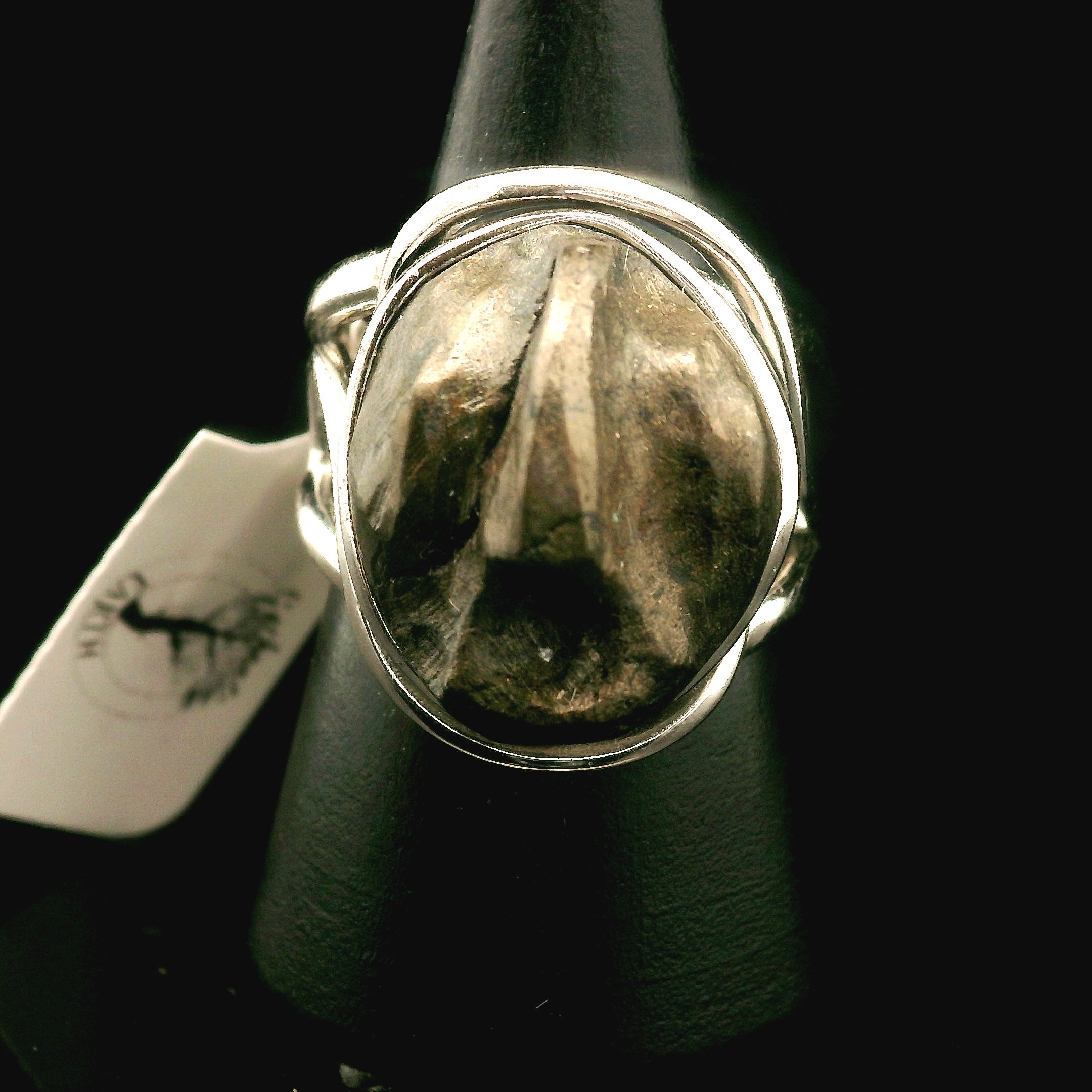 Alienite Star Being Cuff Ring 925 Silver