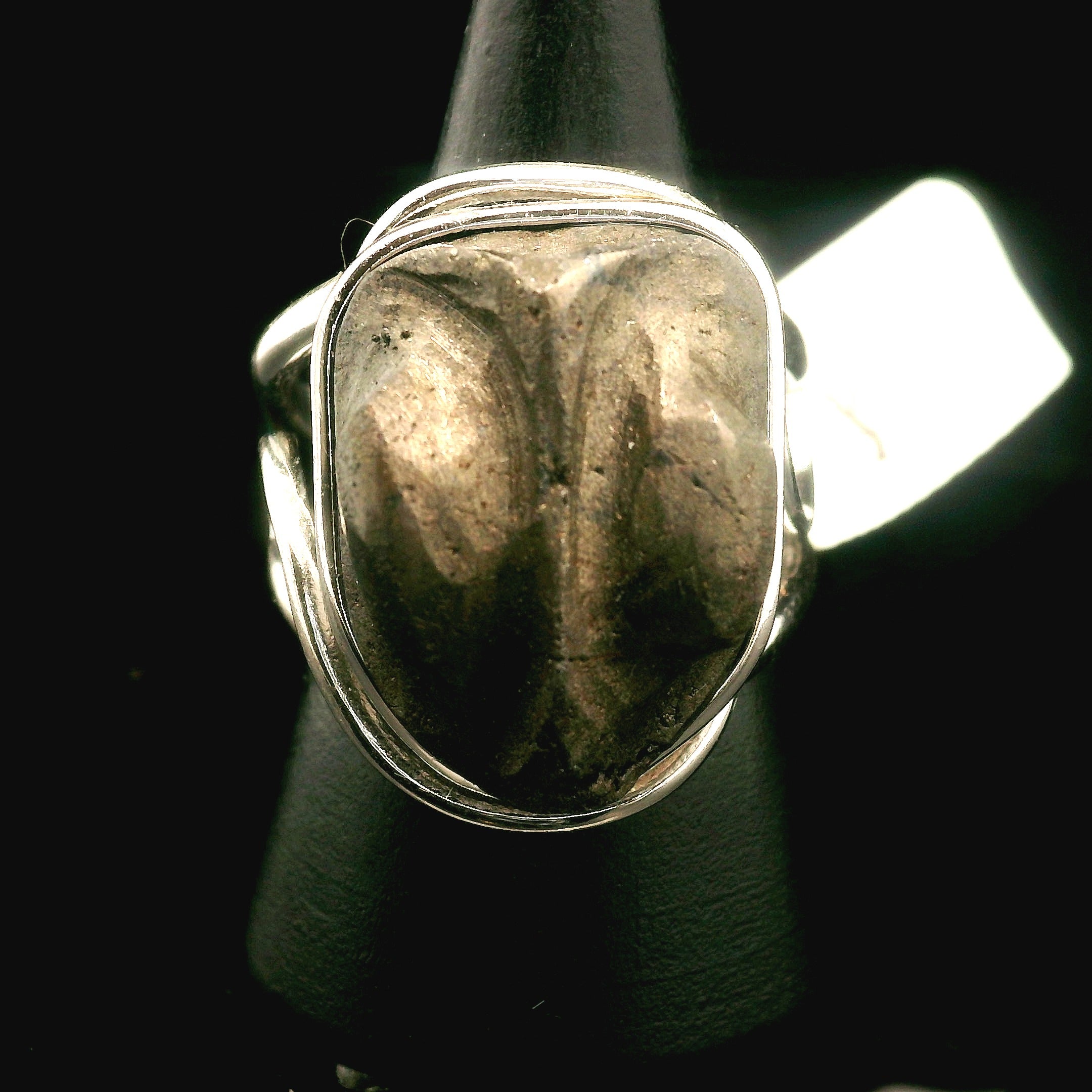 Alienite Star Being Cuff Ring 925 Silver