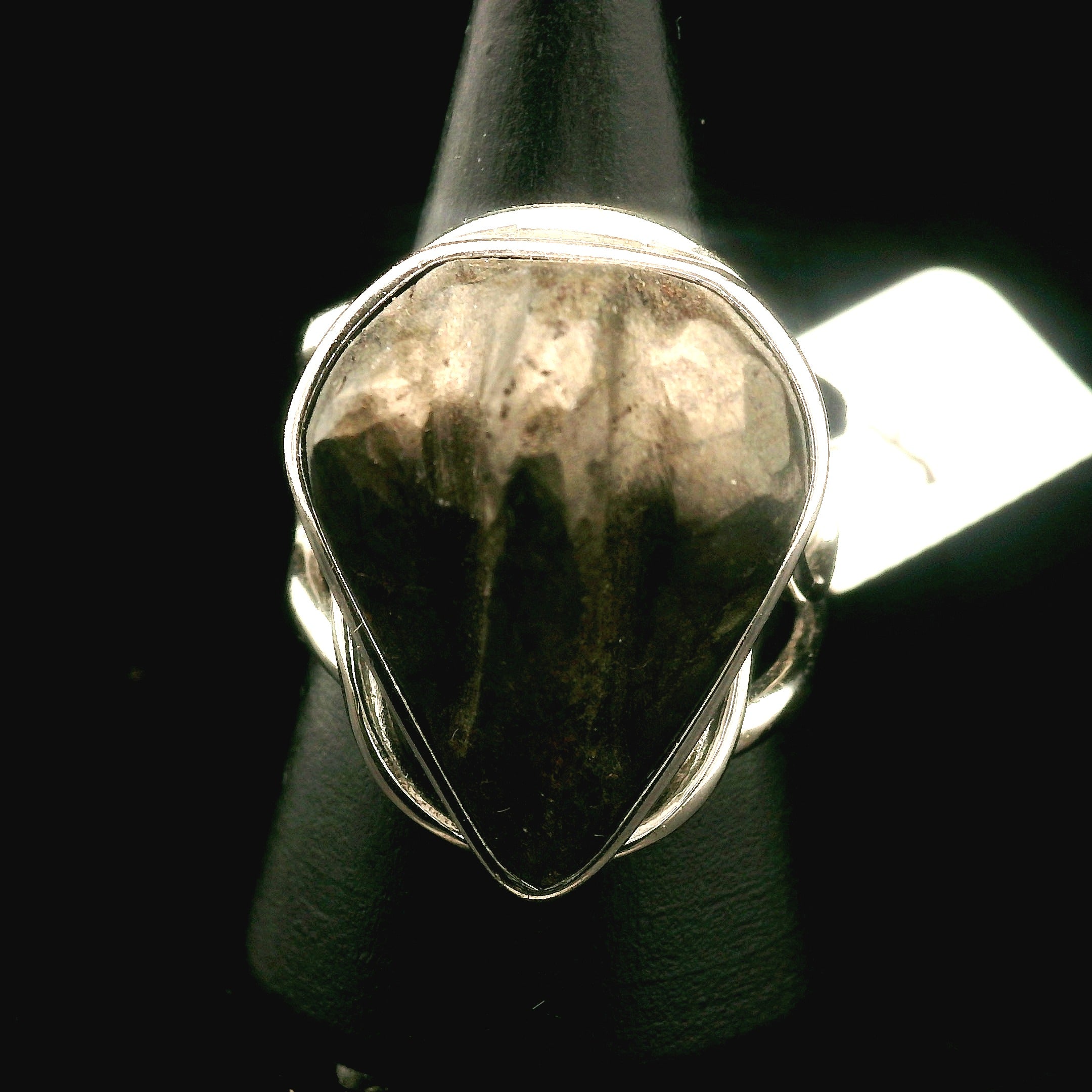 Alienite Star Being Cuff Ring 925 Silver