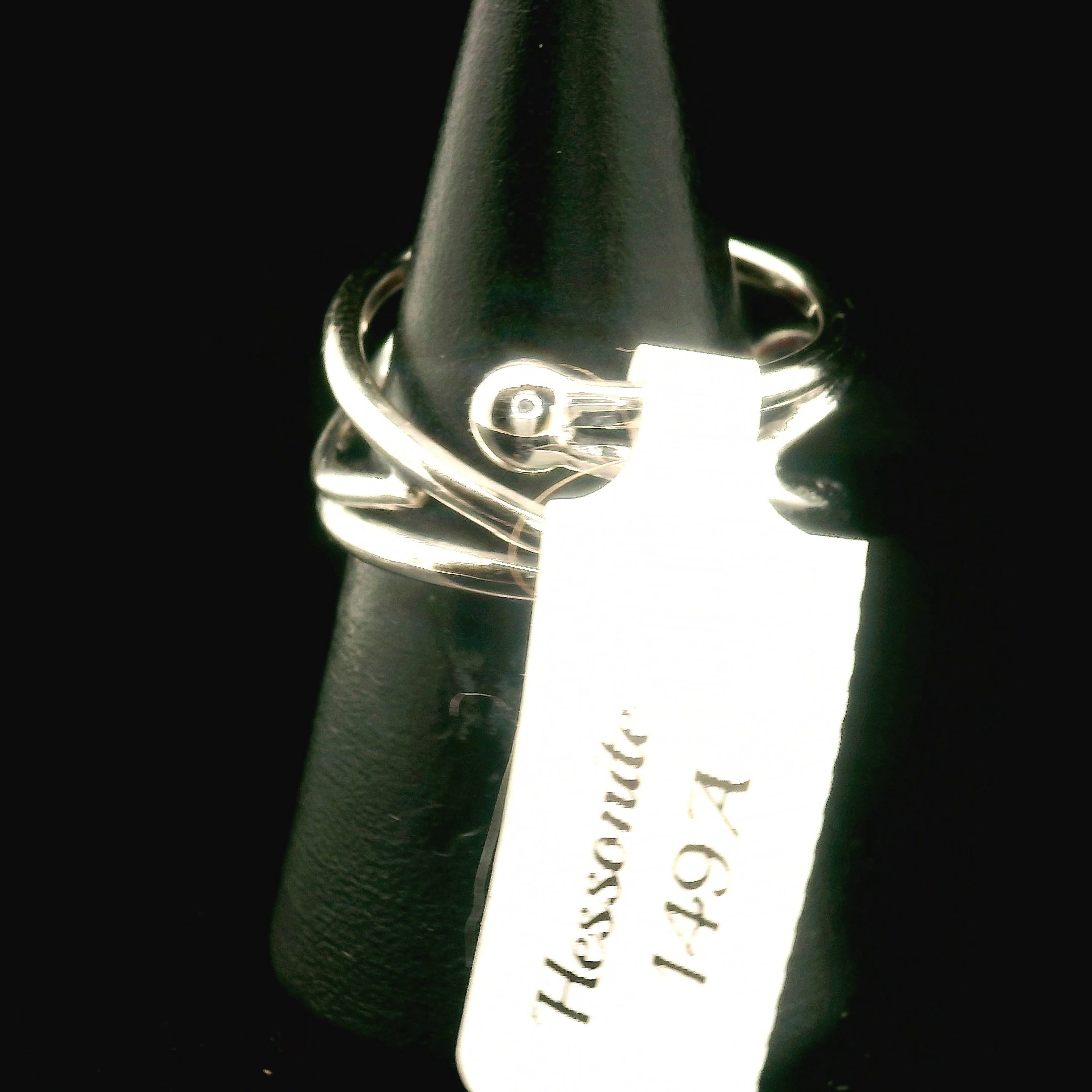 Hessonite Garnet Money Toad Cuff Ring in .925 Silver for Manifesting Love and Success in your Career, Protection and Wealth