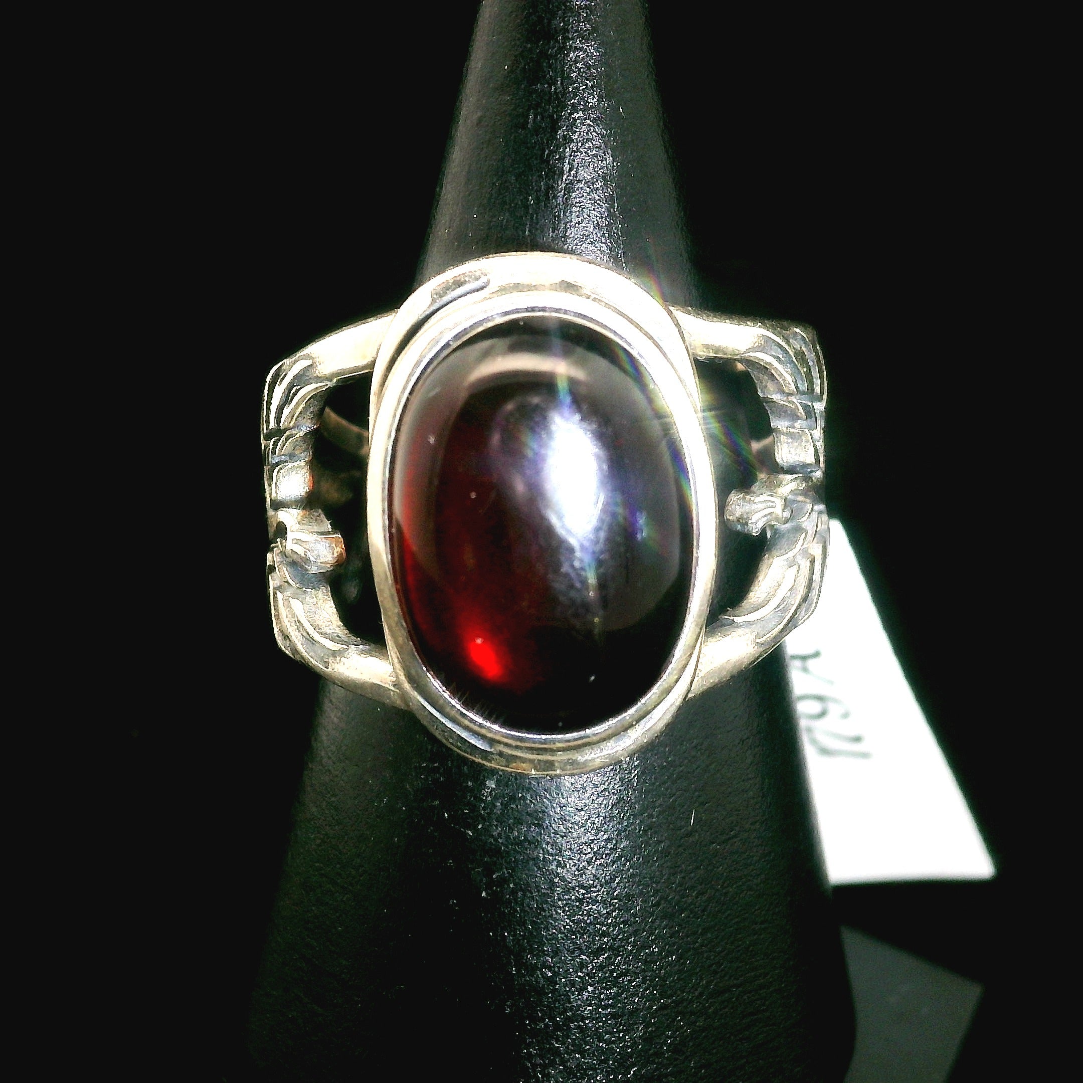 Phoenix Cuff Ring 925 Silver for Courage, Rebirth and Transformation