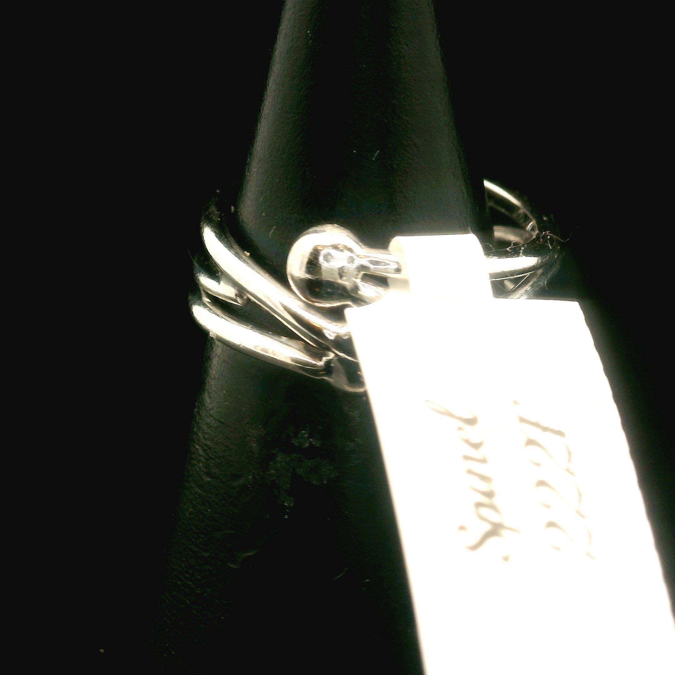 Spinel Cuff Ring .925 Silver for Emotional Healing, Love, Loyalty & Motivation