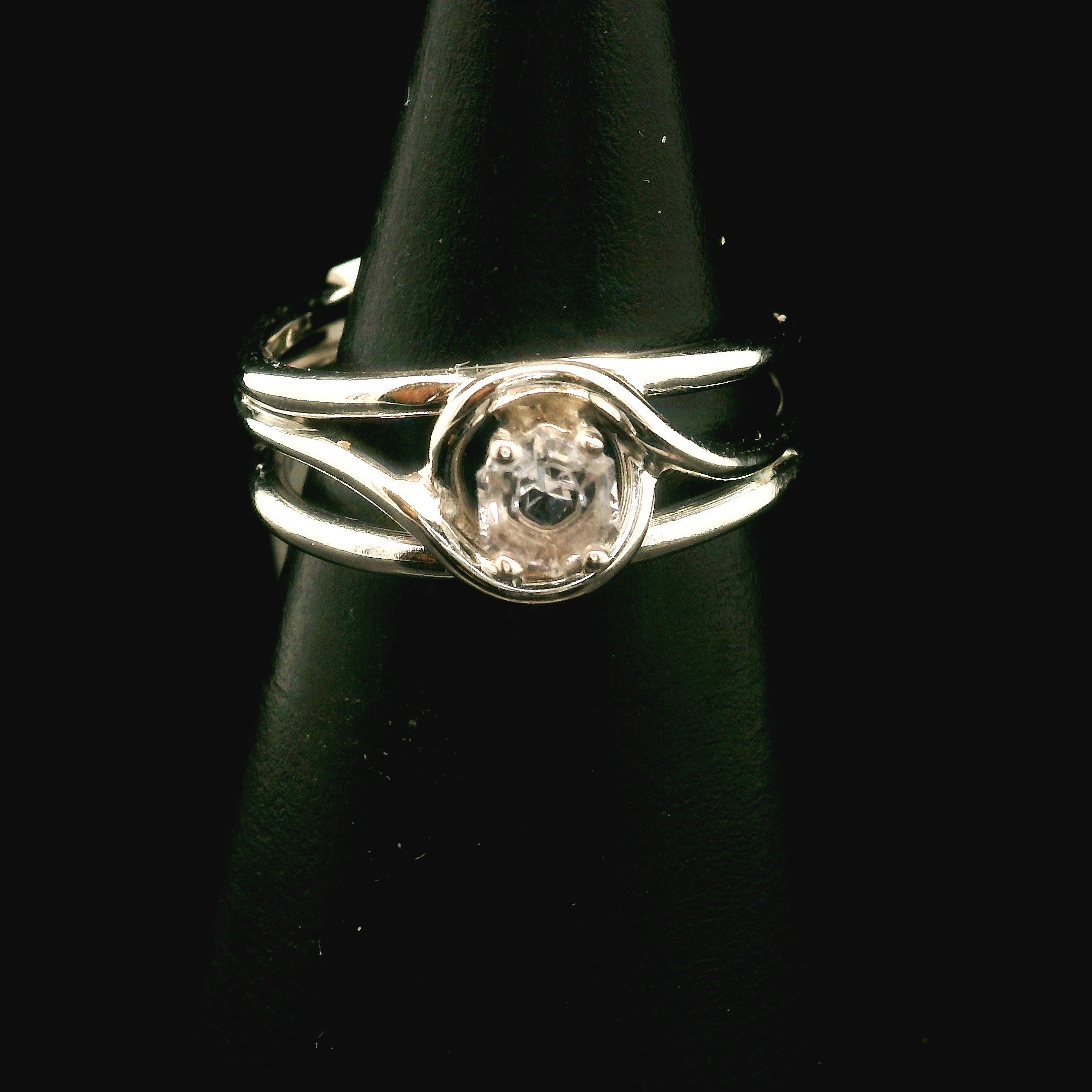 Spinel Cuff Ring .925 Silver for Emotional Healing, Love, Loyalty & Motivation