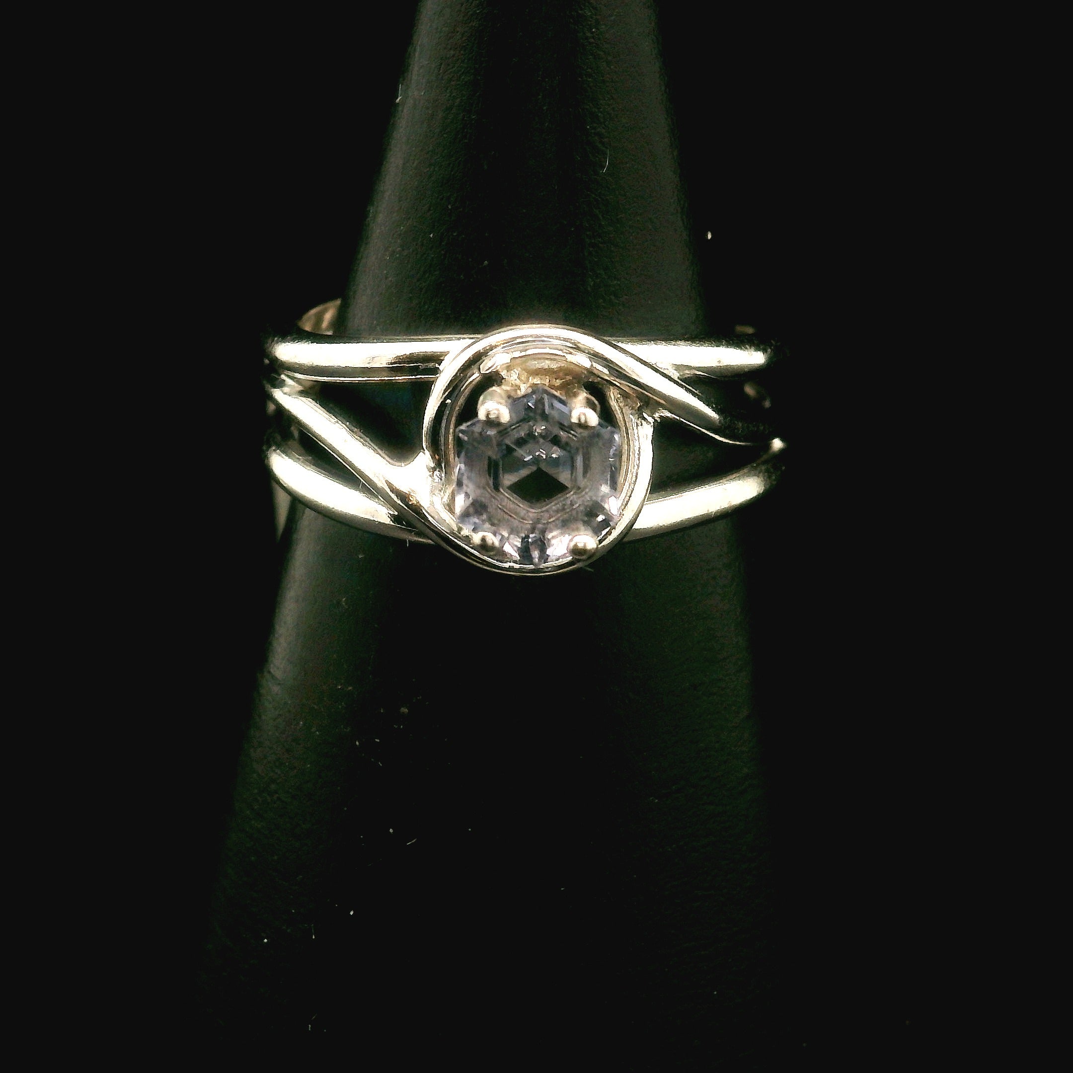 Spinel Cuff Ring .925 Silver for Emotional Healing, Love, Loyalty & Motivation