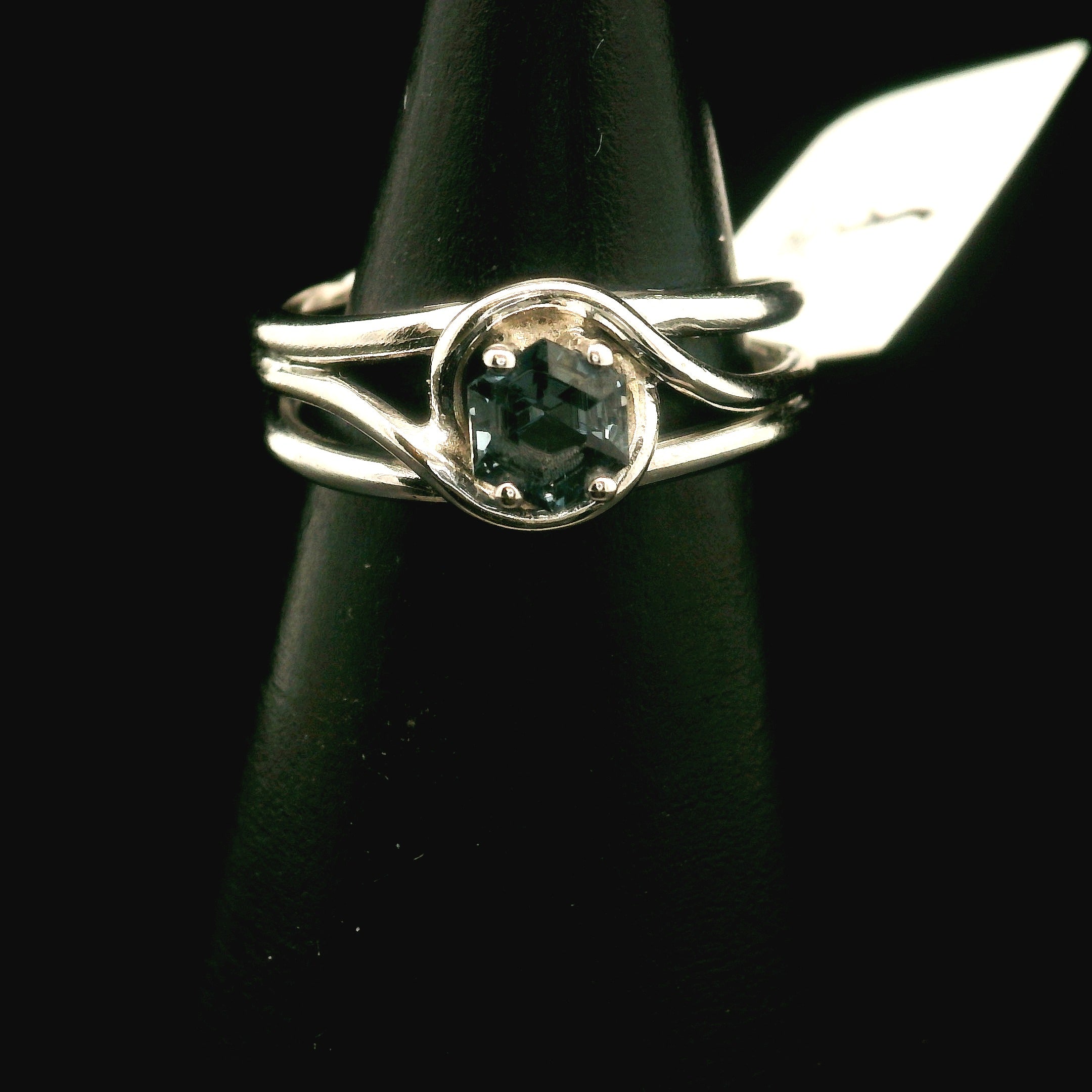 Spinel Cuff Ring .925 Silver for Emotional Healing, Love, Loyalty & Motivation