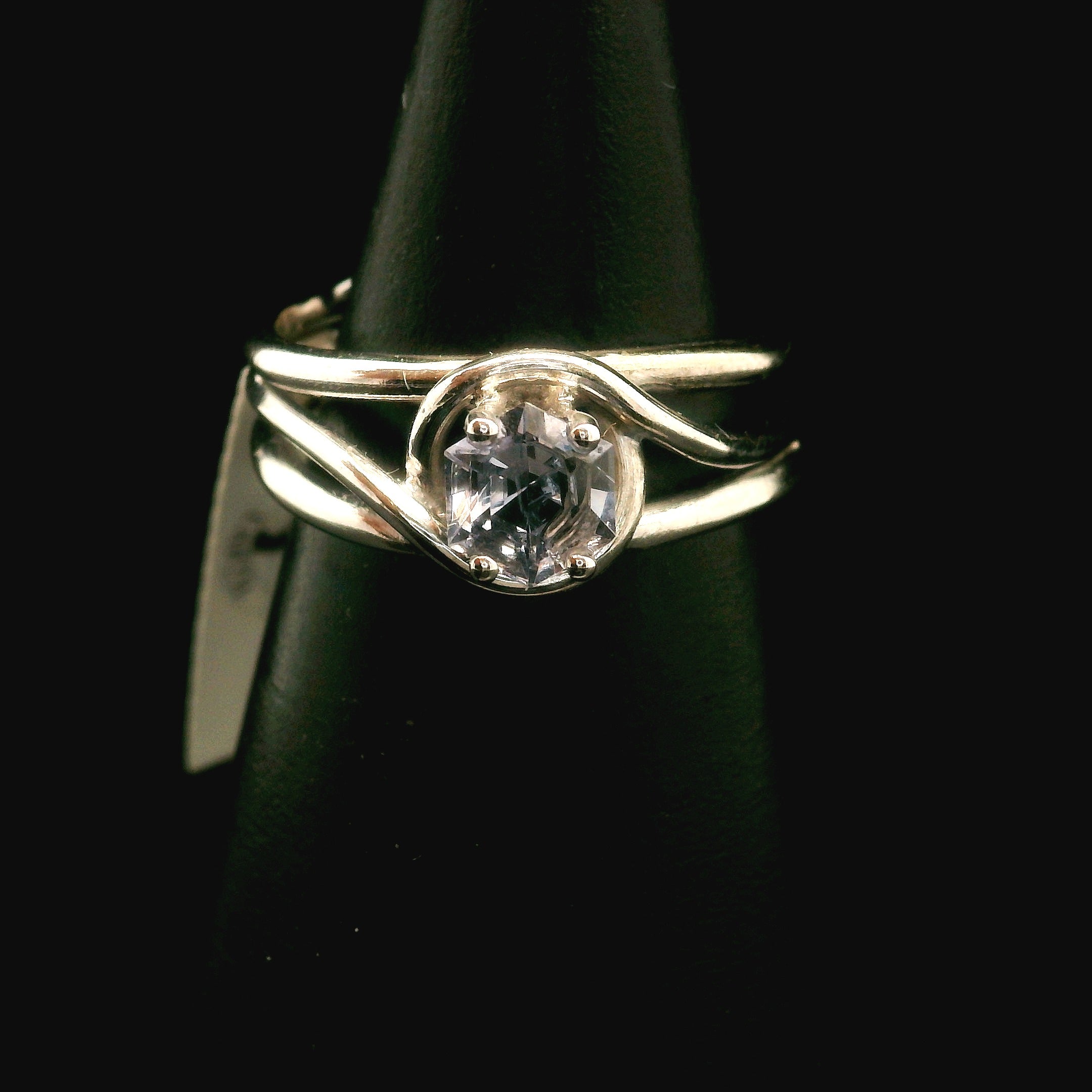 Spinel Cuff Ring .925 Silver for Emotional Healing, Love, Loyalty & Motivation
