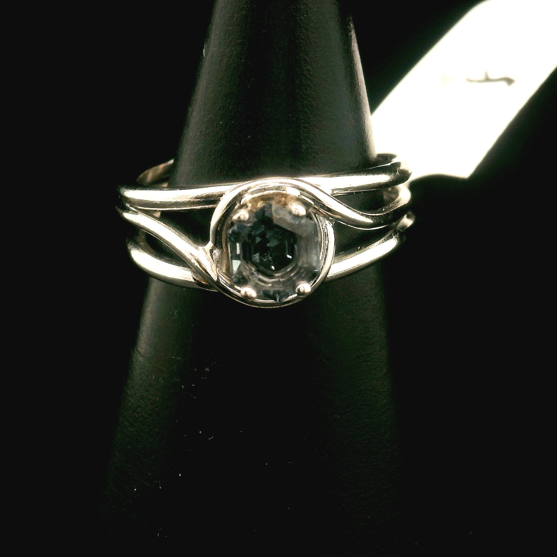 Spinel Cuff Ring .925 Silver for Emotional Healing, Love, Loyalty & Motivation