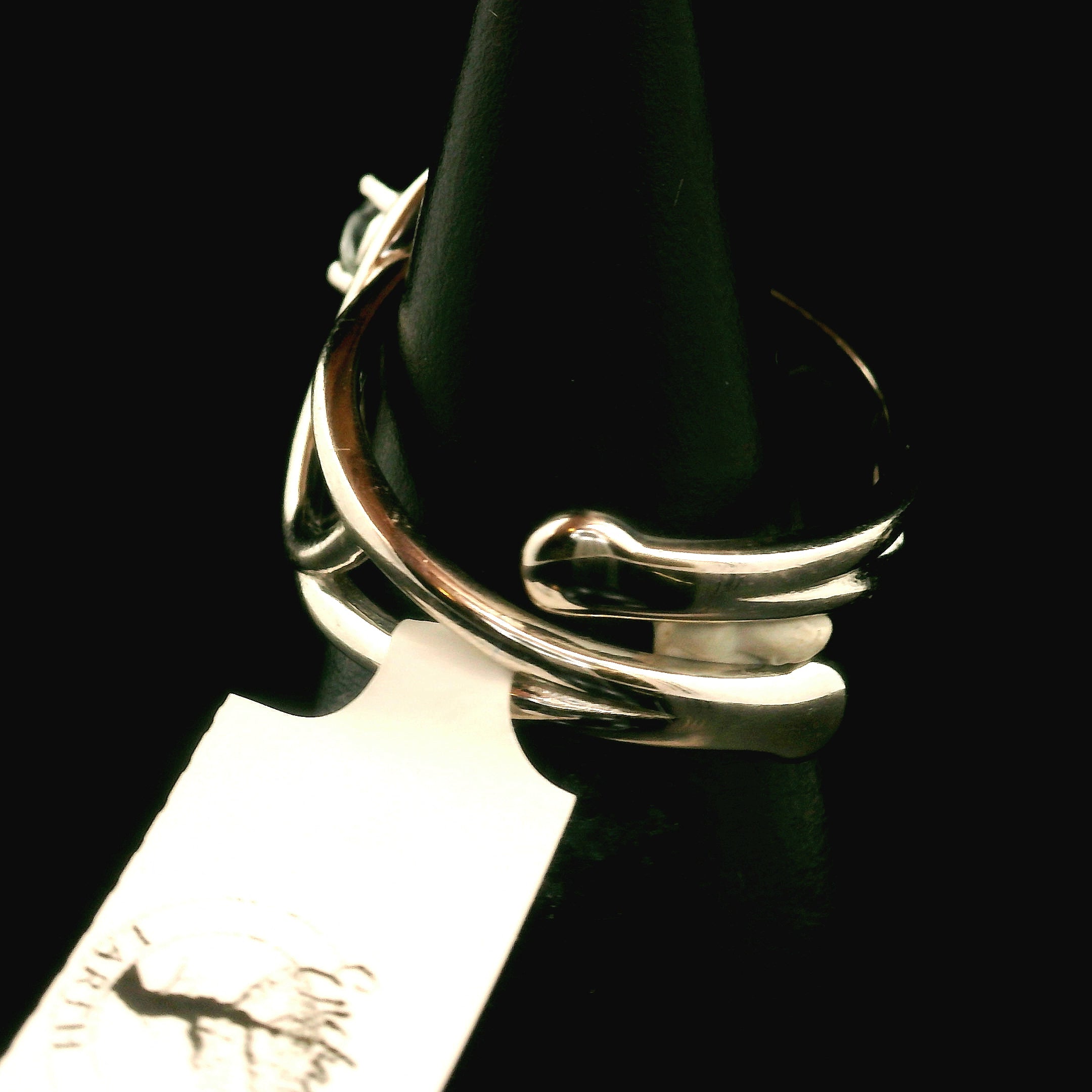 Aquamarine .925 Silver Adjustable Constellation Cuff Ring for Calm Communication (Copy)