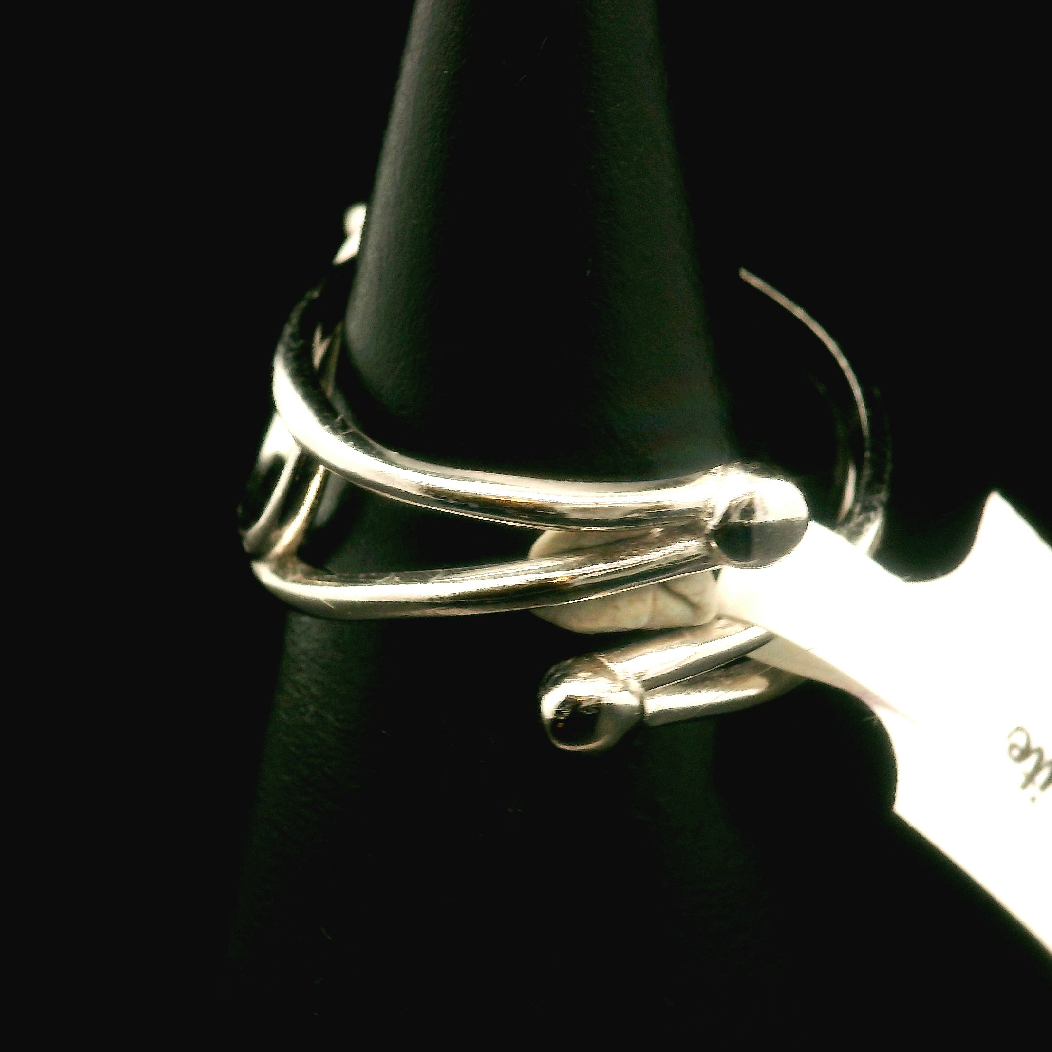 Tanzanite Faceted Cuff Ring .925 Silver for Elevating your Consciousness