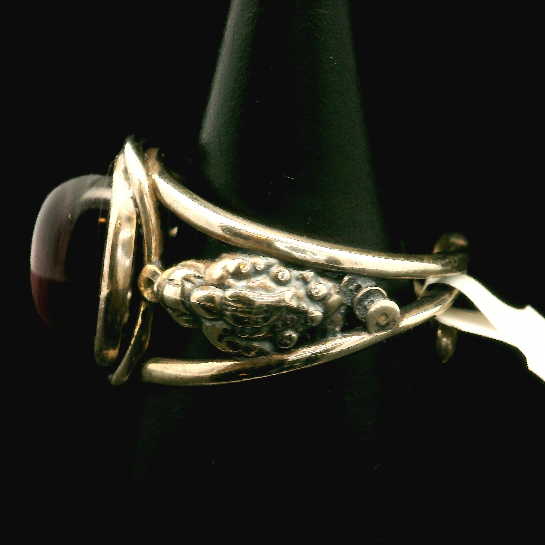 Money Toad Cuff Ring 925 Silver for Courage, Rebirth and Transformation