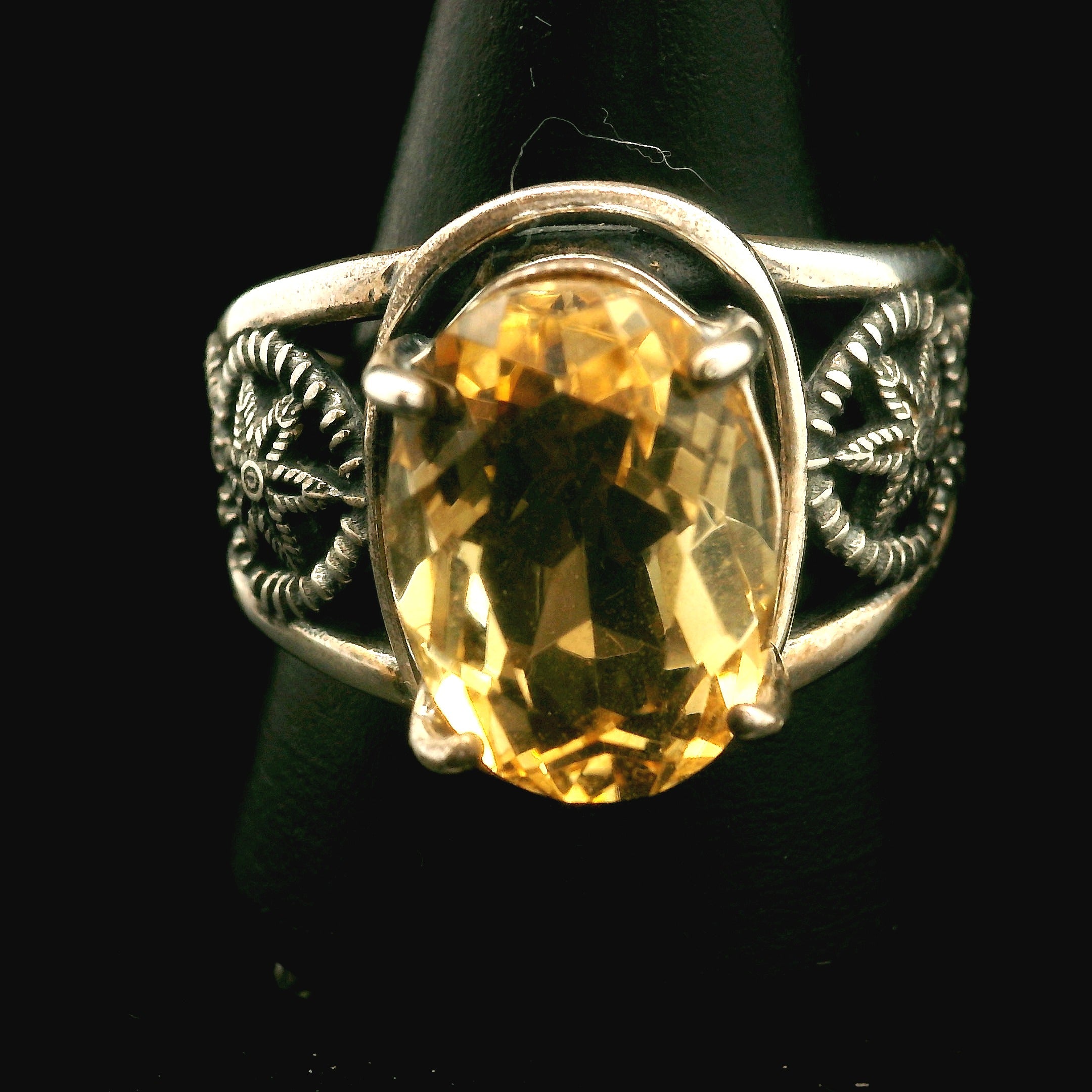 Dream Catcher Cuff Ring 925 Silver for Courage, Rebirth and Transformation