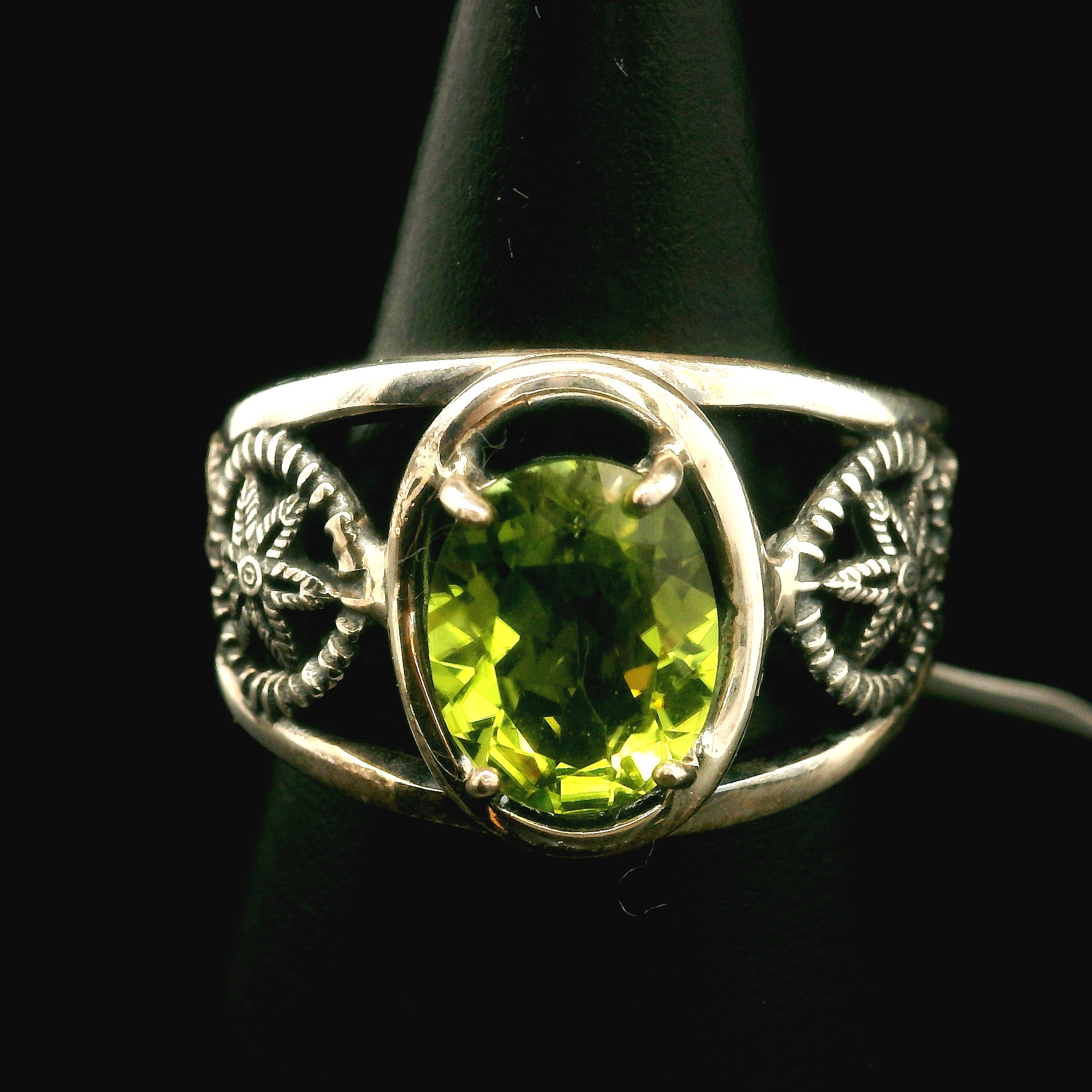 Dream Catcher Cuff Ring 925 Silver for Courage, Rebirth and Transformation