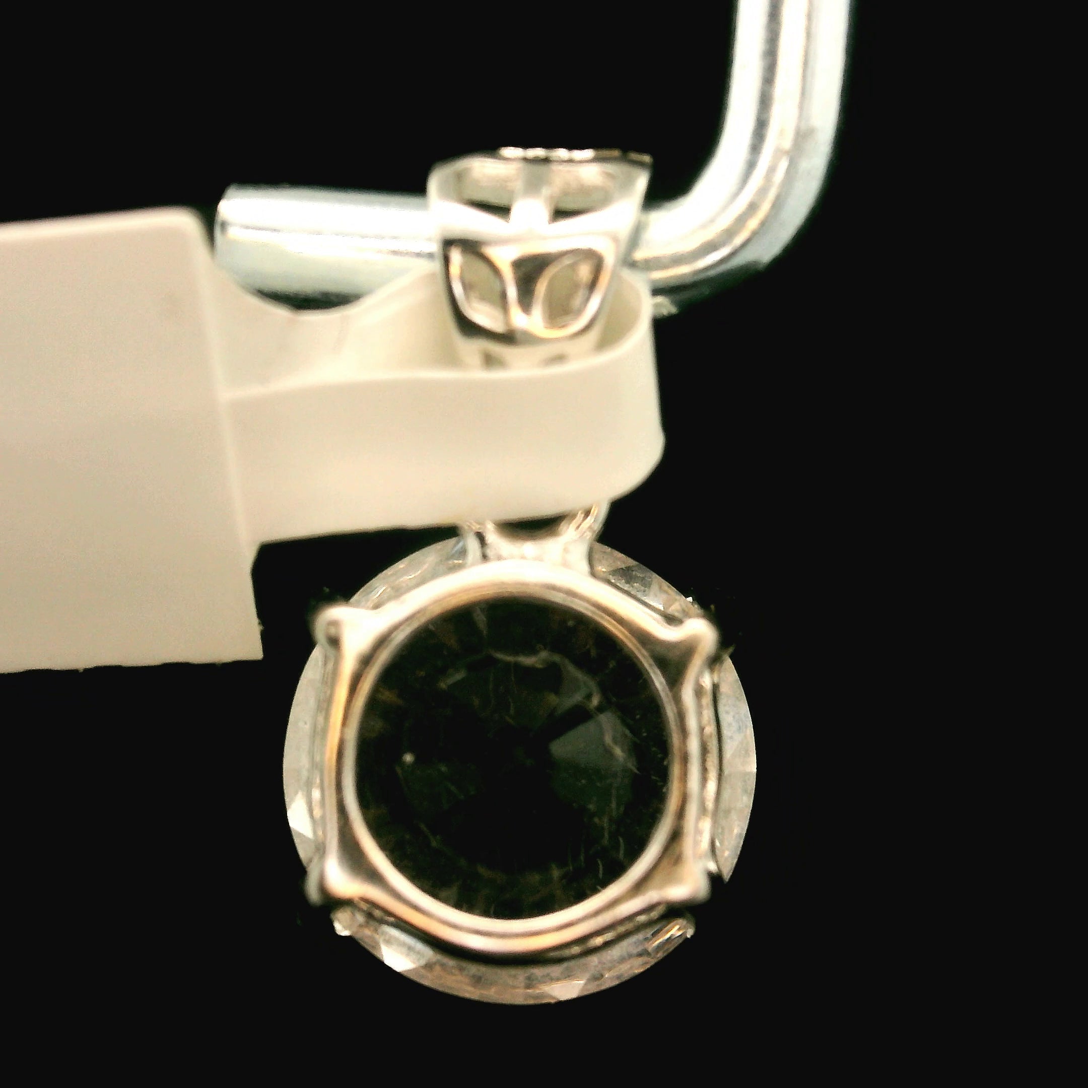 Danburite Faceted Pendant .925 Silver for Connection with Higher Realms, Peace and Self Acceptance