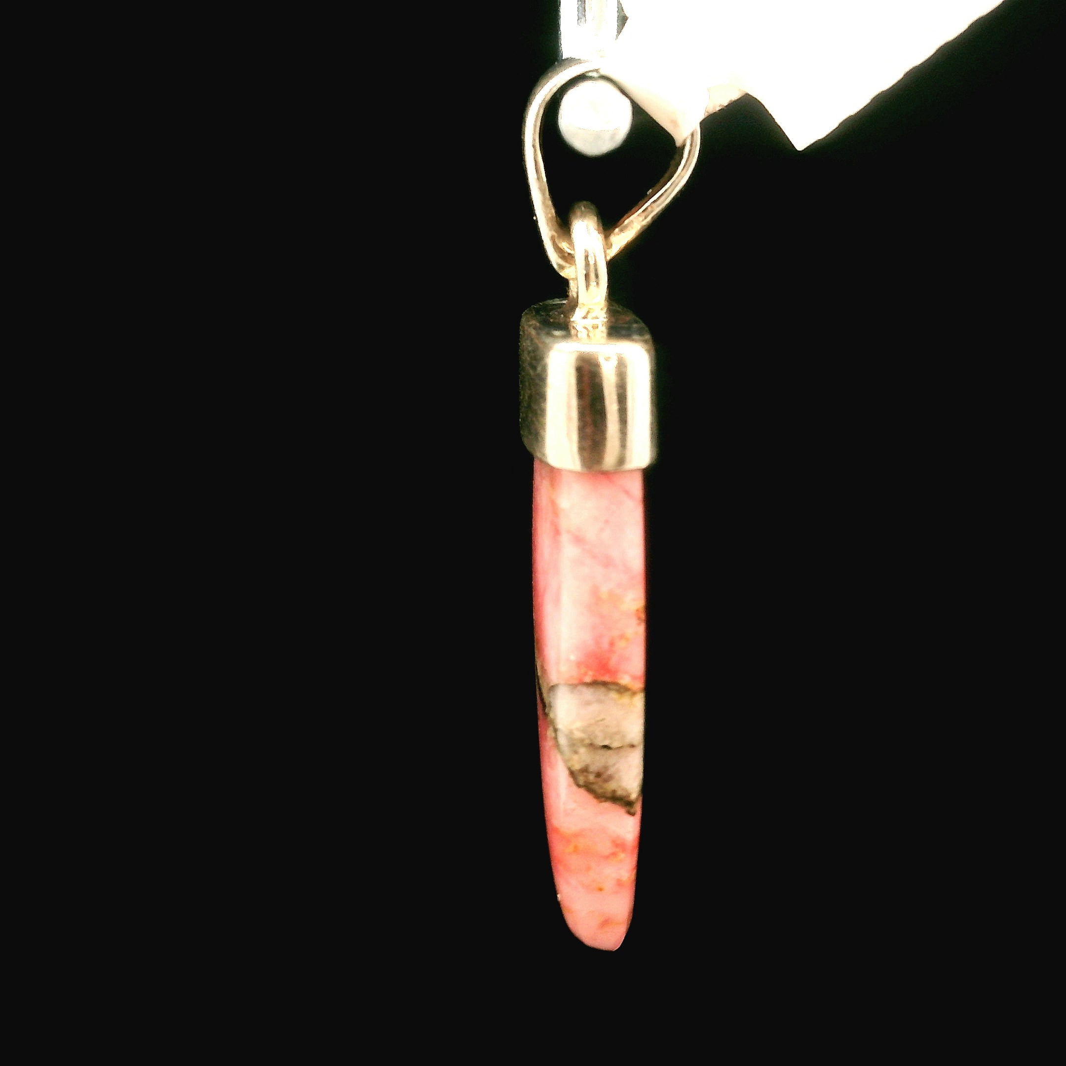 Tugtupite Pendant 925 Silver for Joy, Love and Empowerment