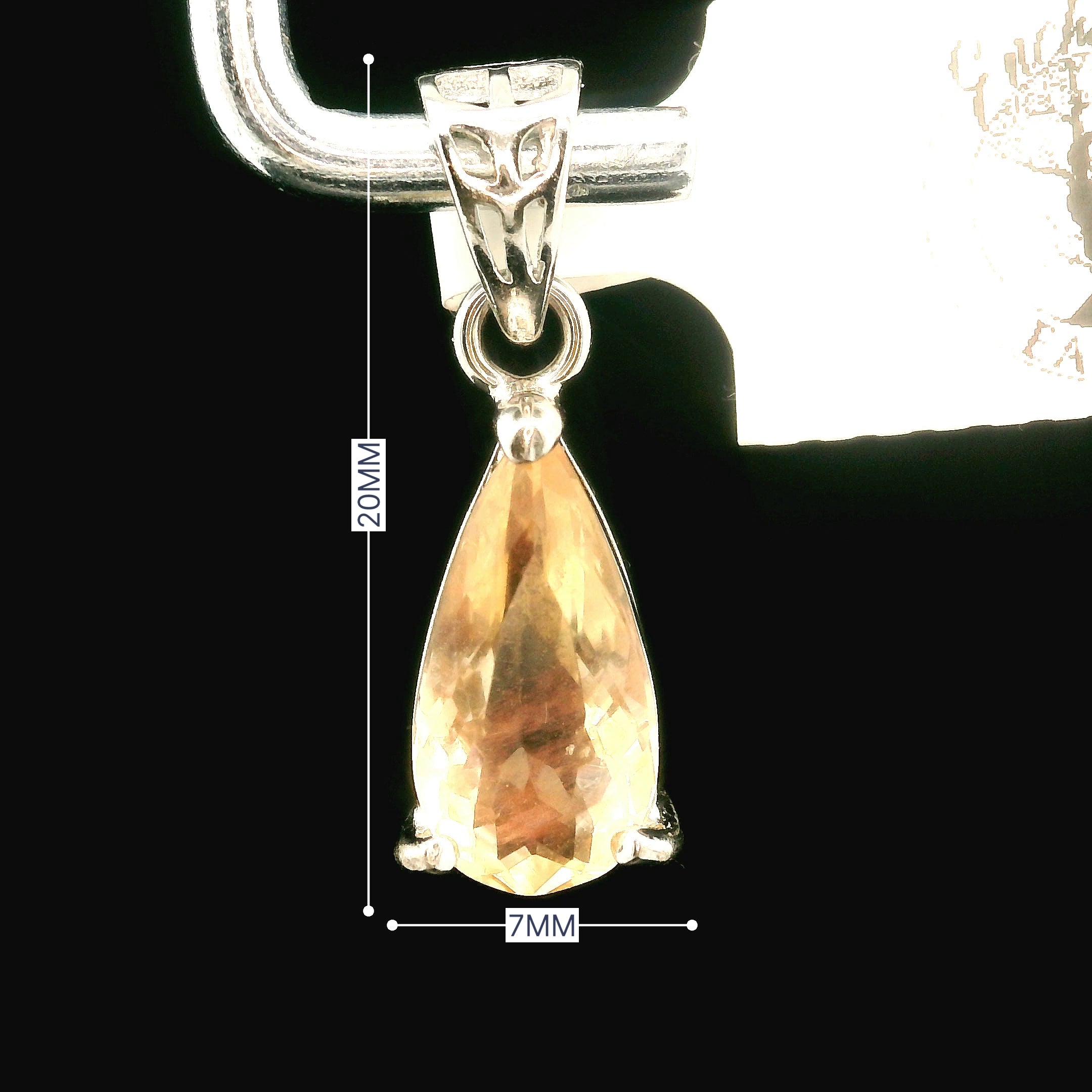 Oregon Sunstone Pendant .925 Silver for Confidence and Strength
