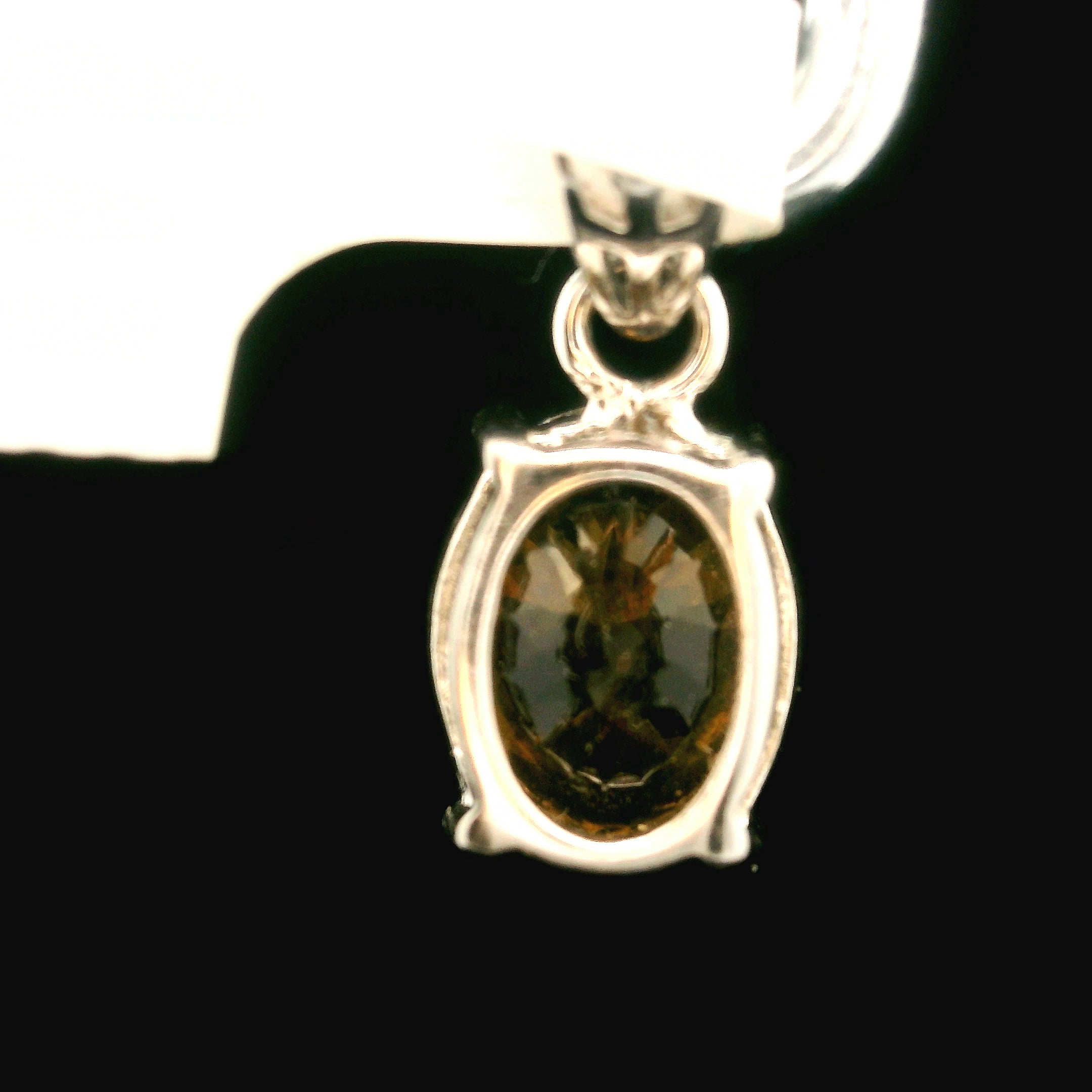Magical Tourmaline Pendant .925 Silver for Awareness, Communication and Meditation