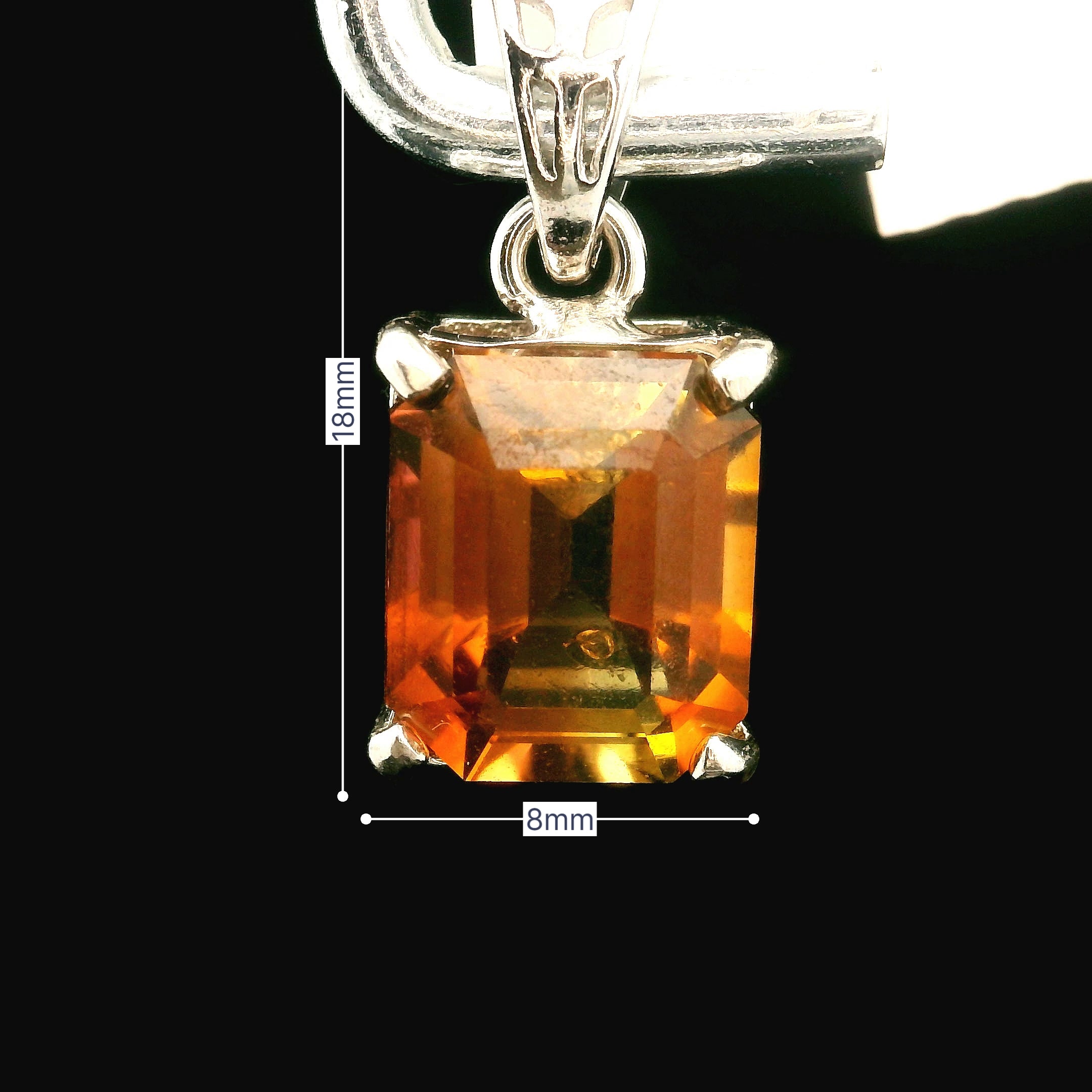 Magical Tourmaline Pendant .925 Silver for Awareness, Communication and Meditation