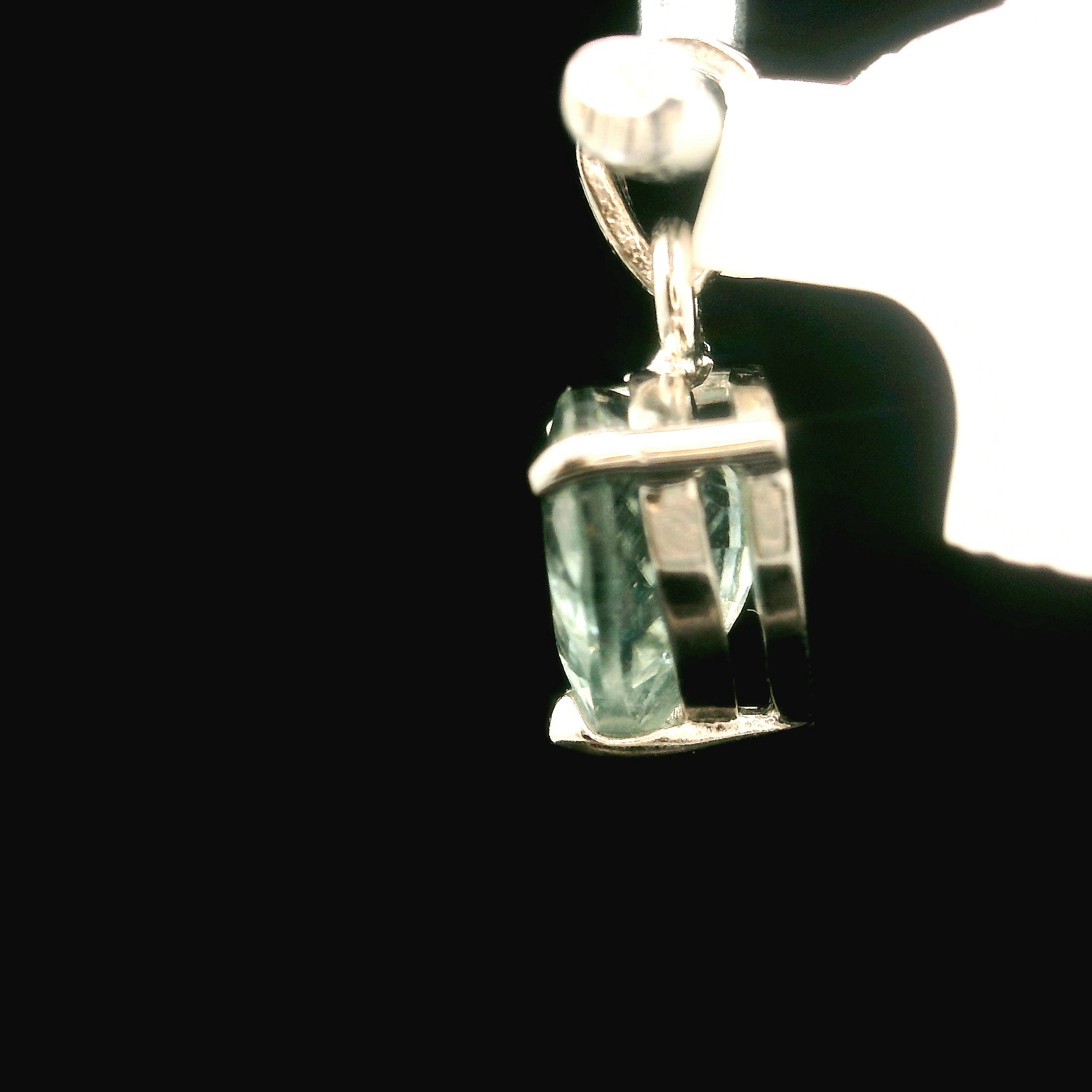 Green Tourmaline Pendant .925 Silver for Removing Insecurities and Helping Inspire Creativity